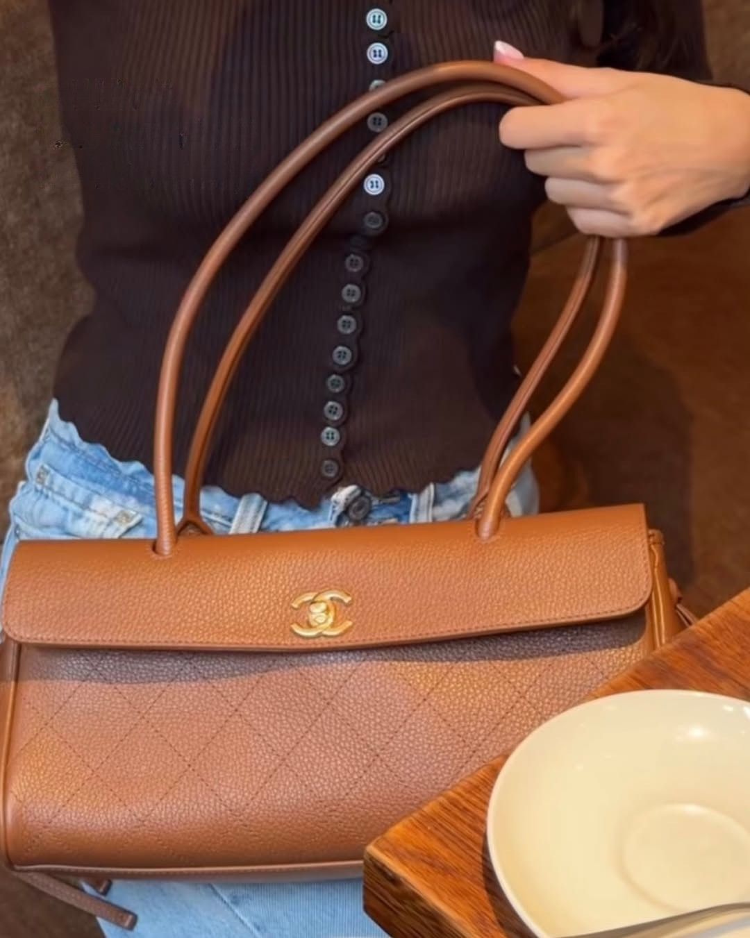 Chanel 26s Shopping Bag Matthieu Blazy Camel Brown Calfskin Spring Summer 2026