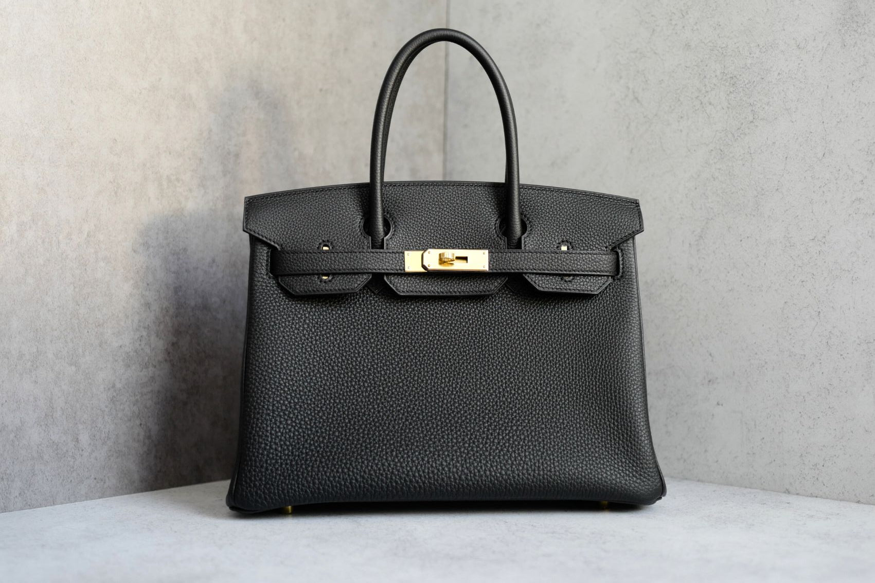 Hermès Birkin 30 Black Togo Leather Gold Hardware Z Stamp 2022