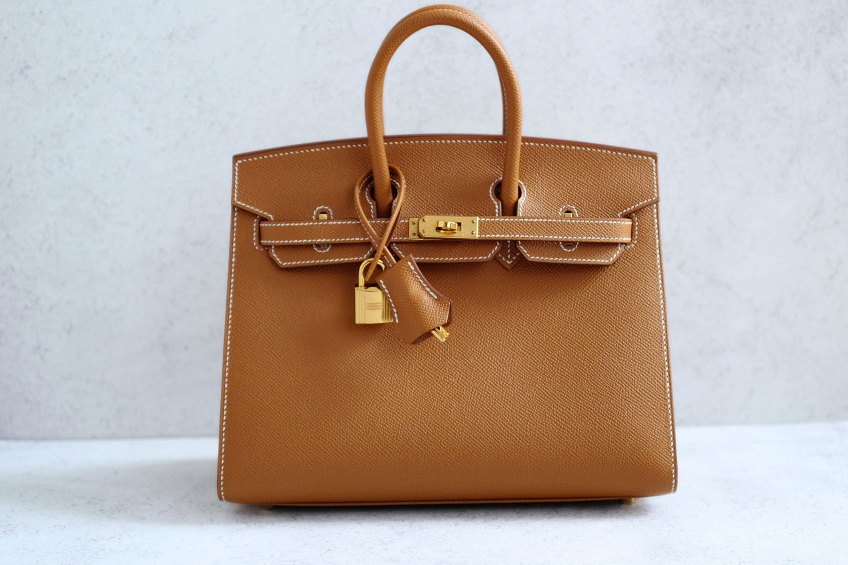 Hermès Birkin 25 Gold Epsom Sellier Gold Hardware 2022 U Stamp