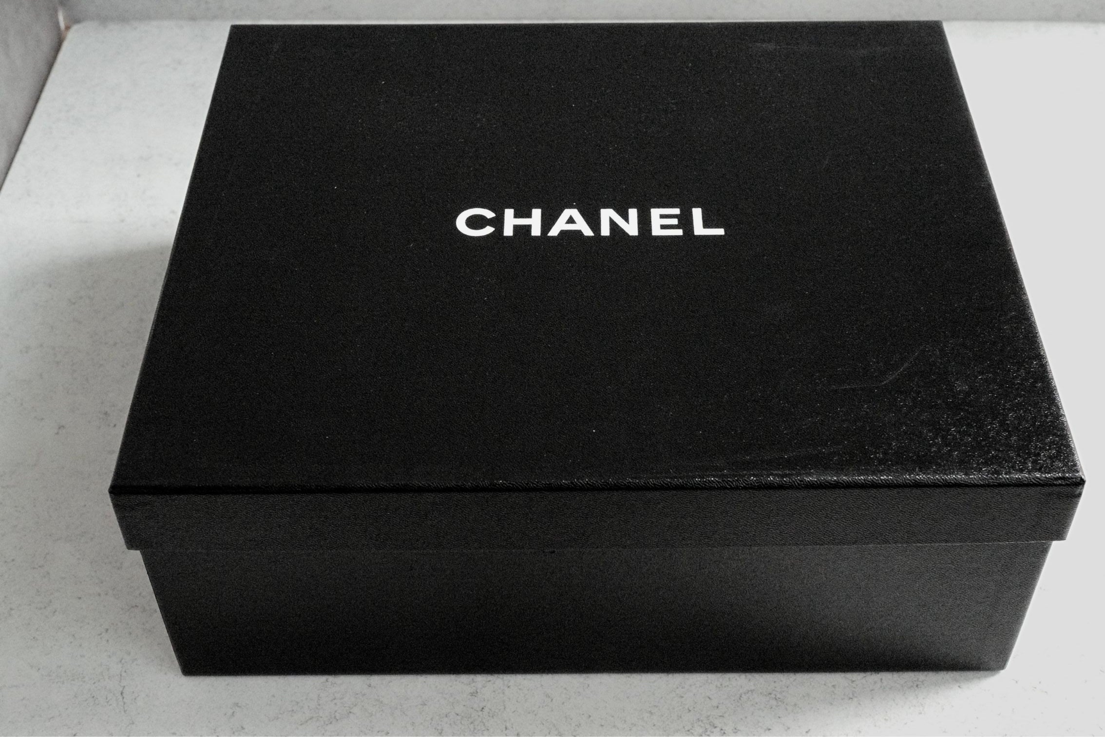 Chanel 26M Coco Beach Ballet Flats Burgundy White Lambskin Size 37