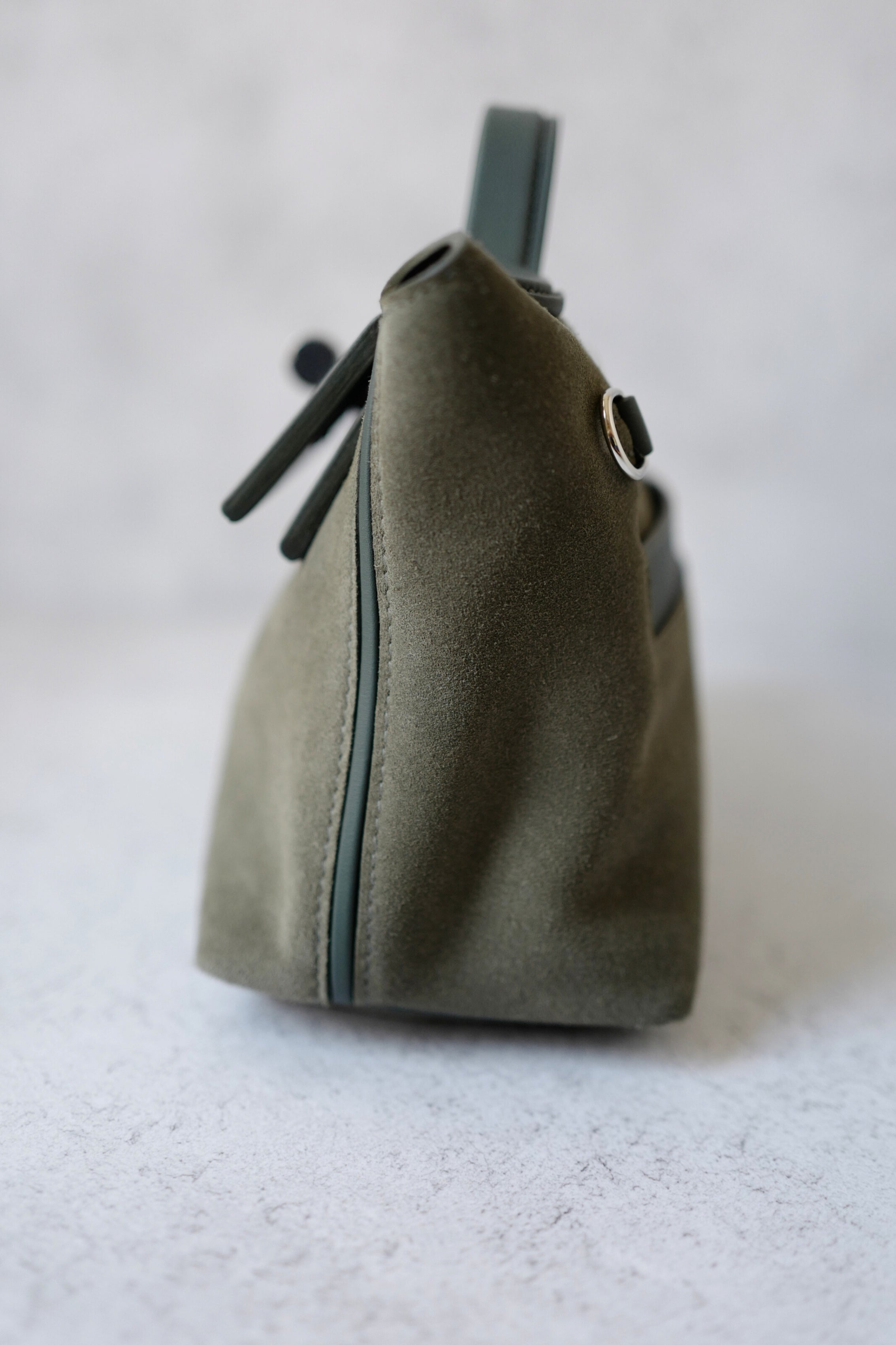 BNIB Hermès Sac 24/24-21 Bag Veau Grizzly & Swift Sable Gris Vert Mangrove with Palladium Hardware