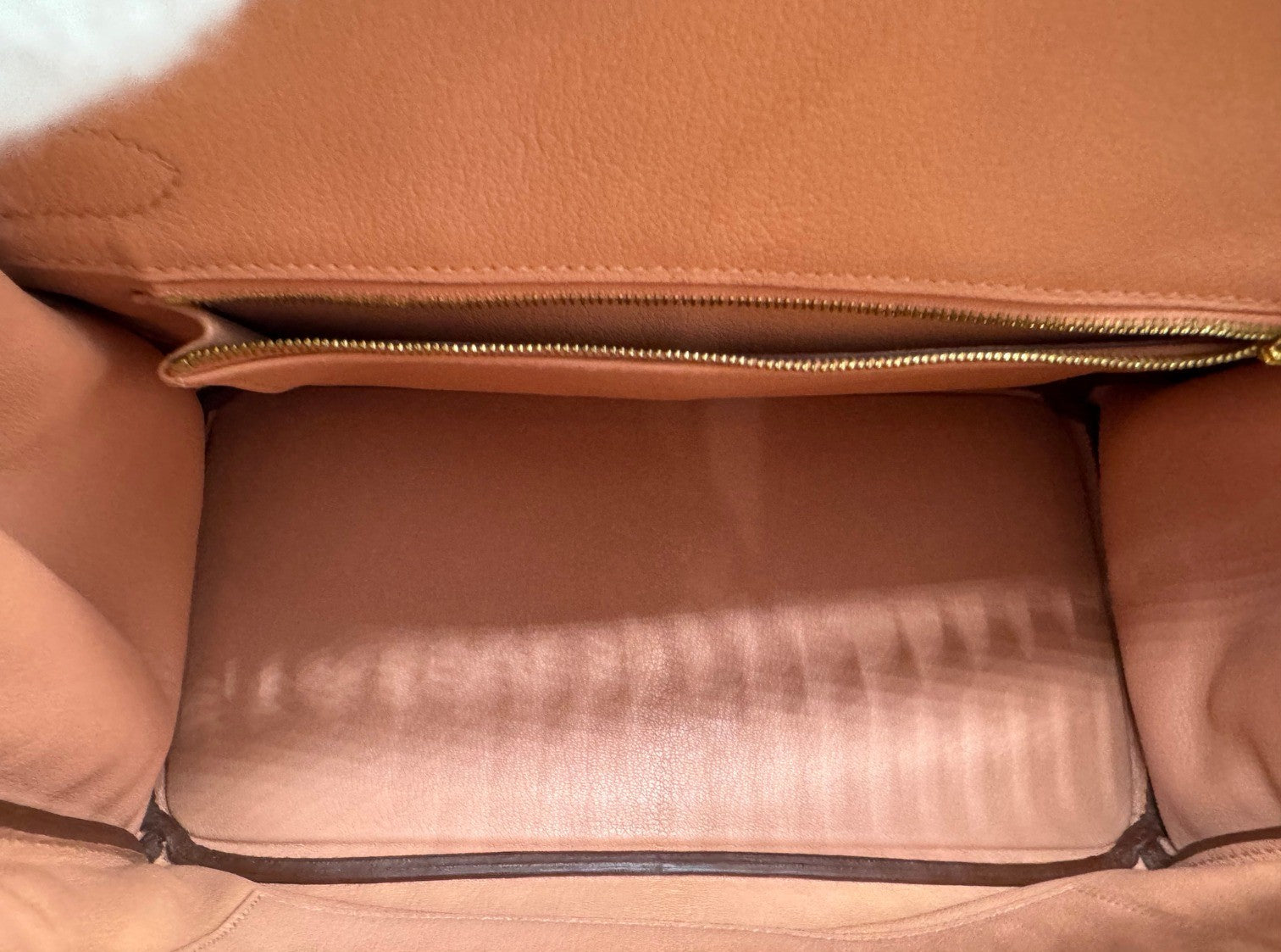 Hermès Birkin 30 Bag in Terre Cuite Ostrich with Gold Tone Hardware