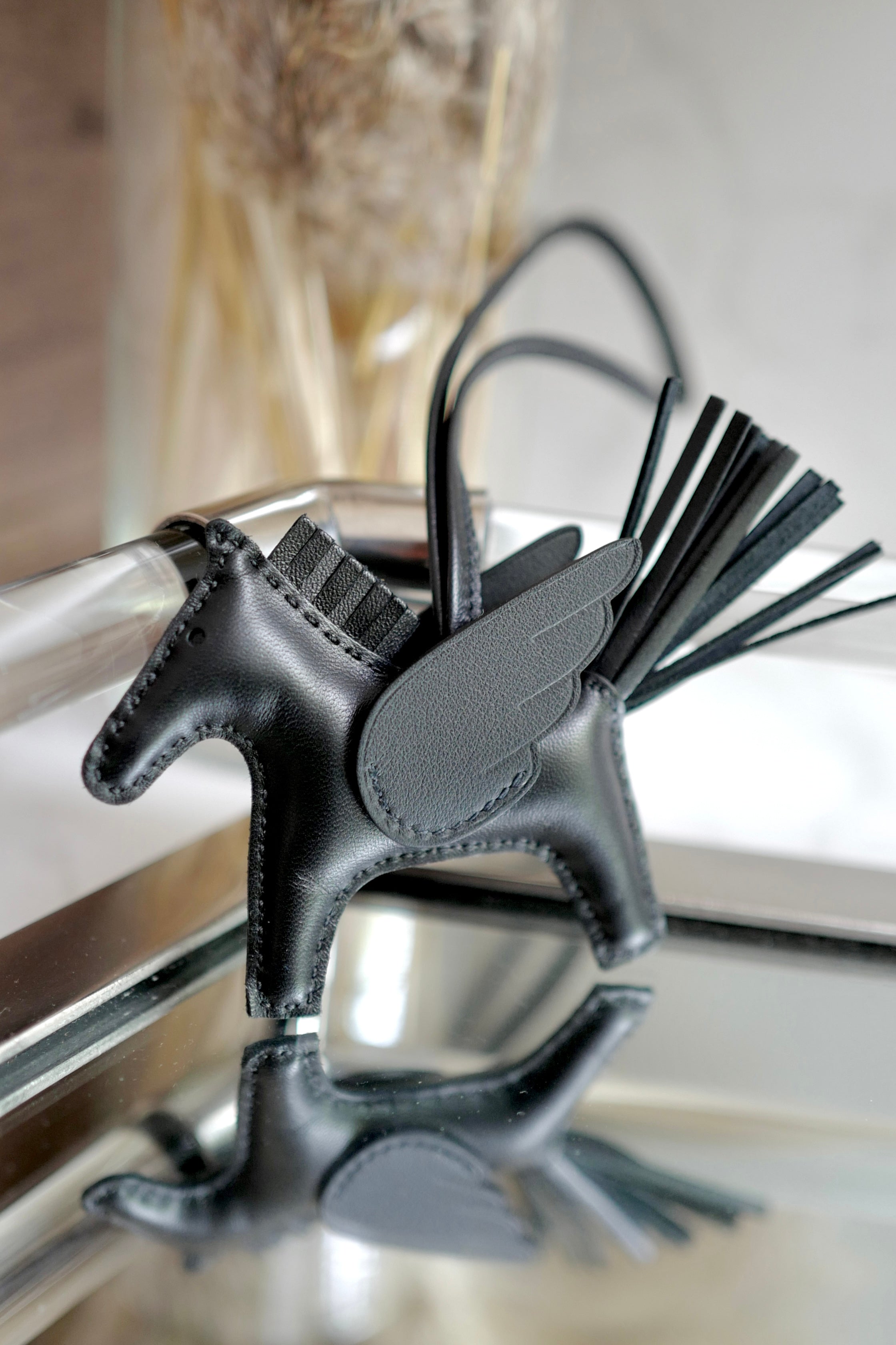 BNIB Hermes Rodeo Pegase PM Milo Swift Noir/Noir/Noir So Black Rodeo Pegasus PM