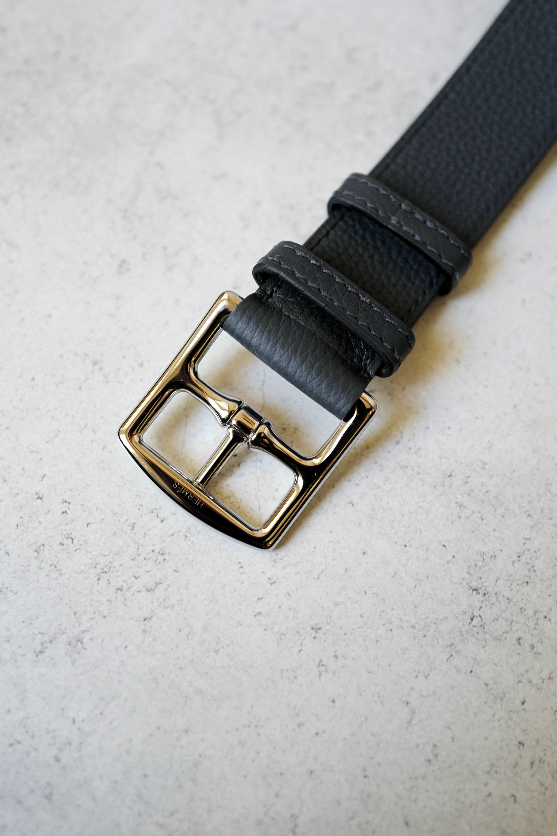 BNIB Hermès Kelly Messenger PM Veau Togo Bag Gris Misty Palladium Hardware