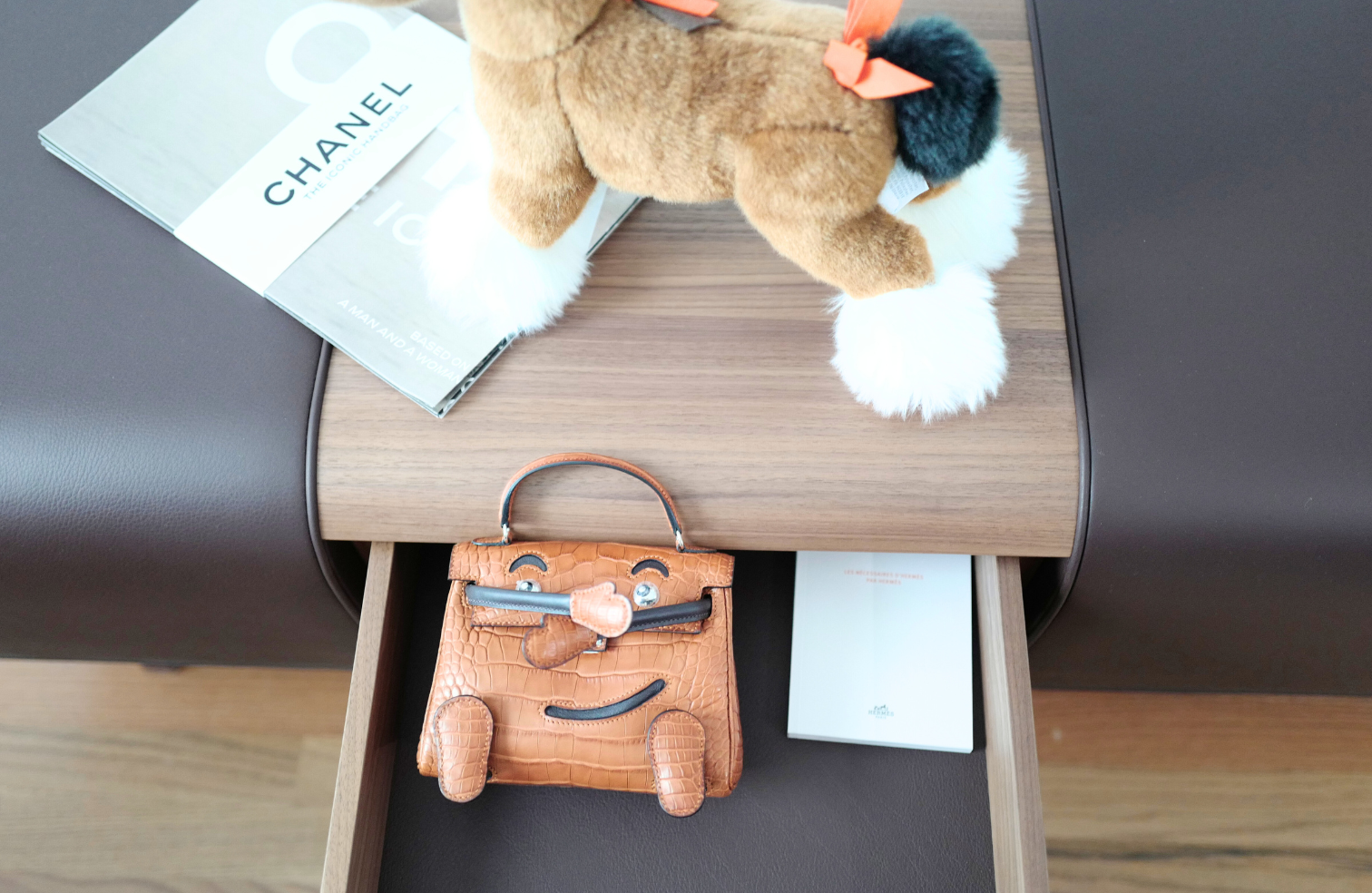 BNIB Hermès Kelly dole Gold Matte Crocodile Leather Handbag with Palladium Hardware