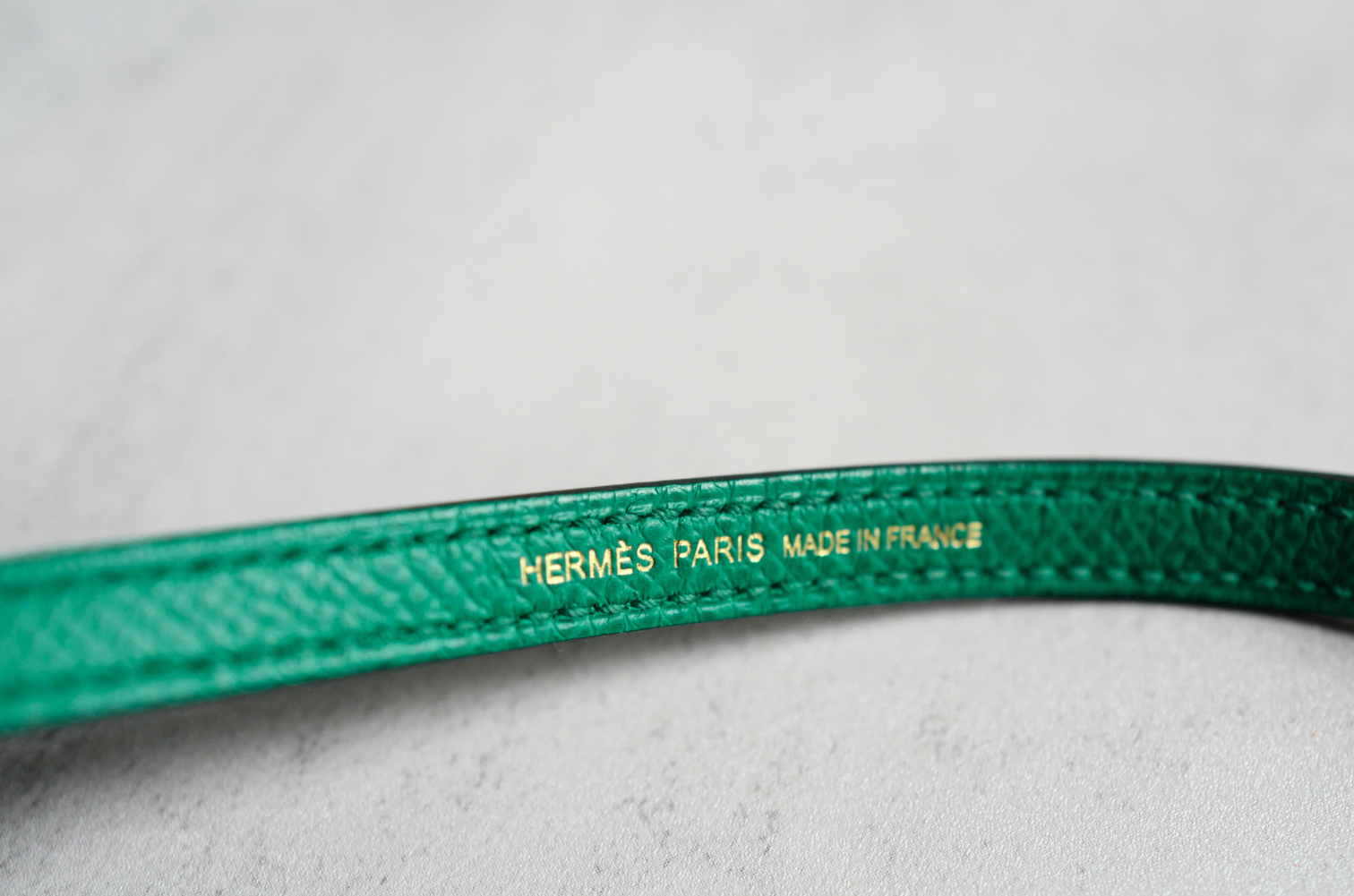 Hermès Mini Kelly 20 Vert Jade Epsom Leather Gold Hardware Z