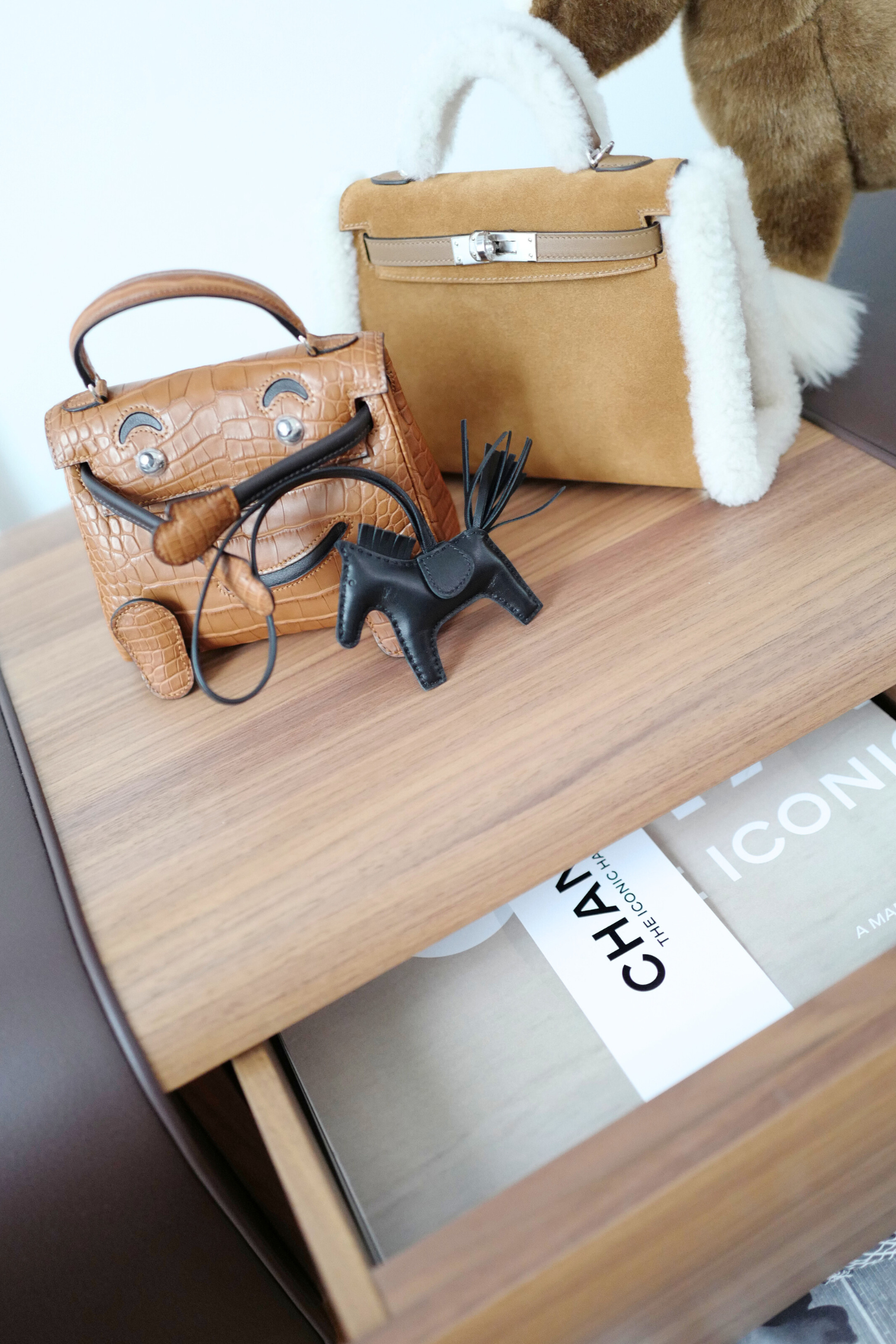 BNIB Hermès Kelly dole Gold Matte Crocodile Leather Handbag with Palladium Hardware