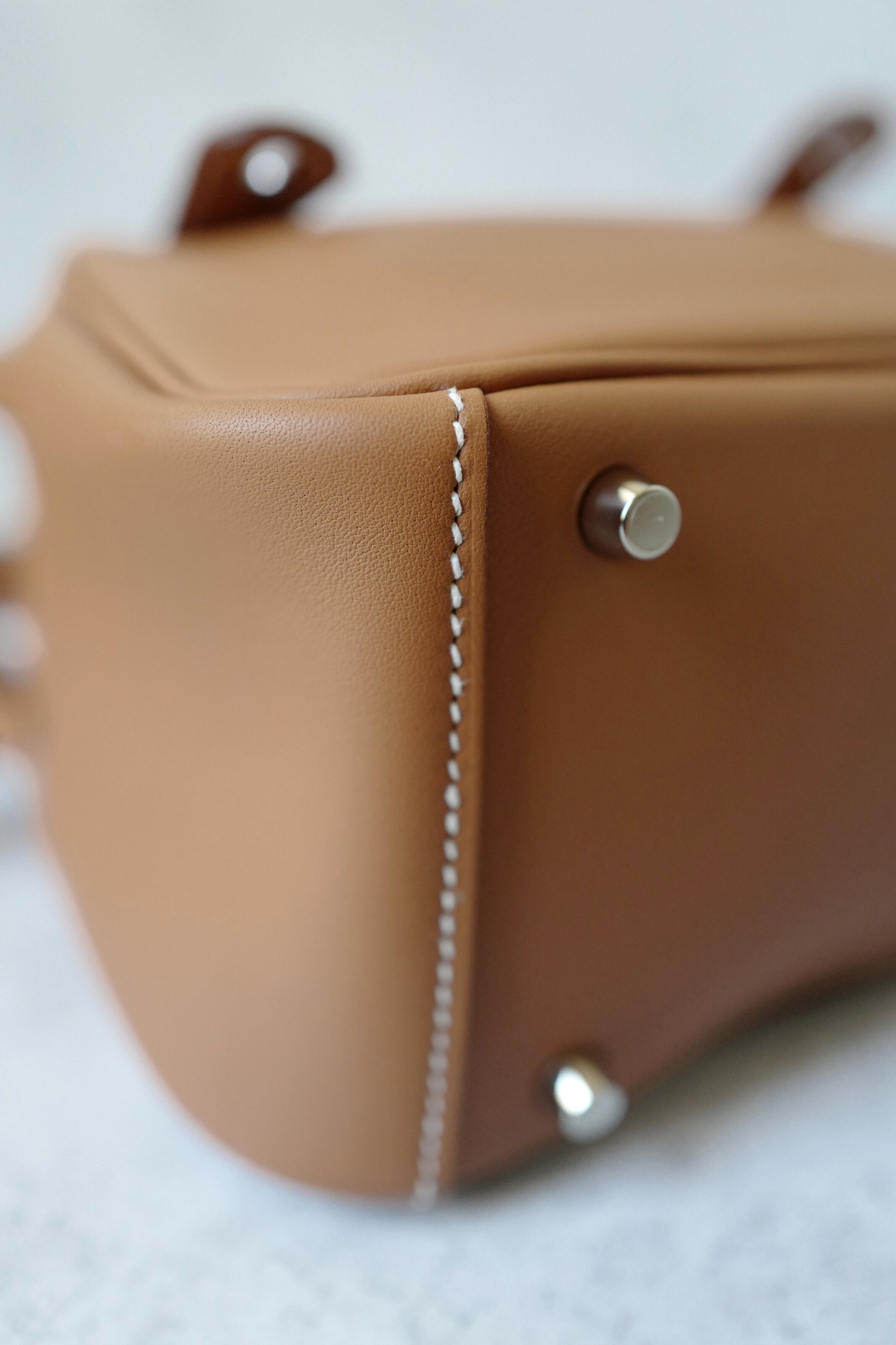BNIB Hermès Lindy Mini II Bag Swift Leather Gold 37 Electrum Silver/Gold Hardware