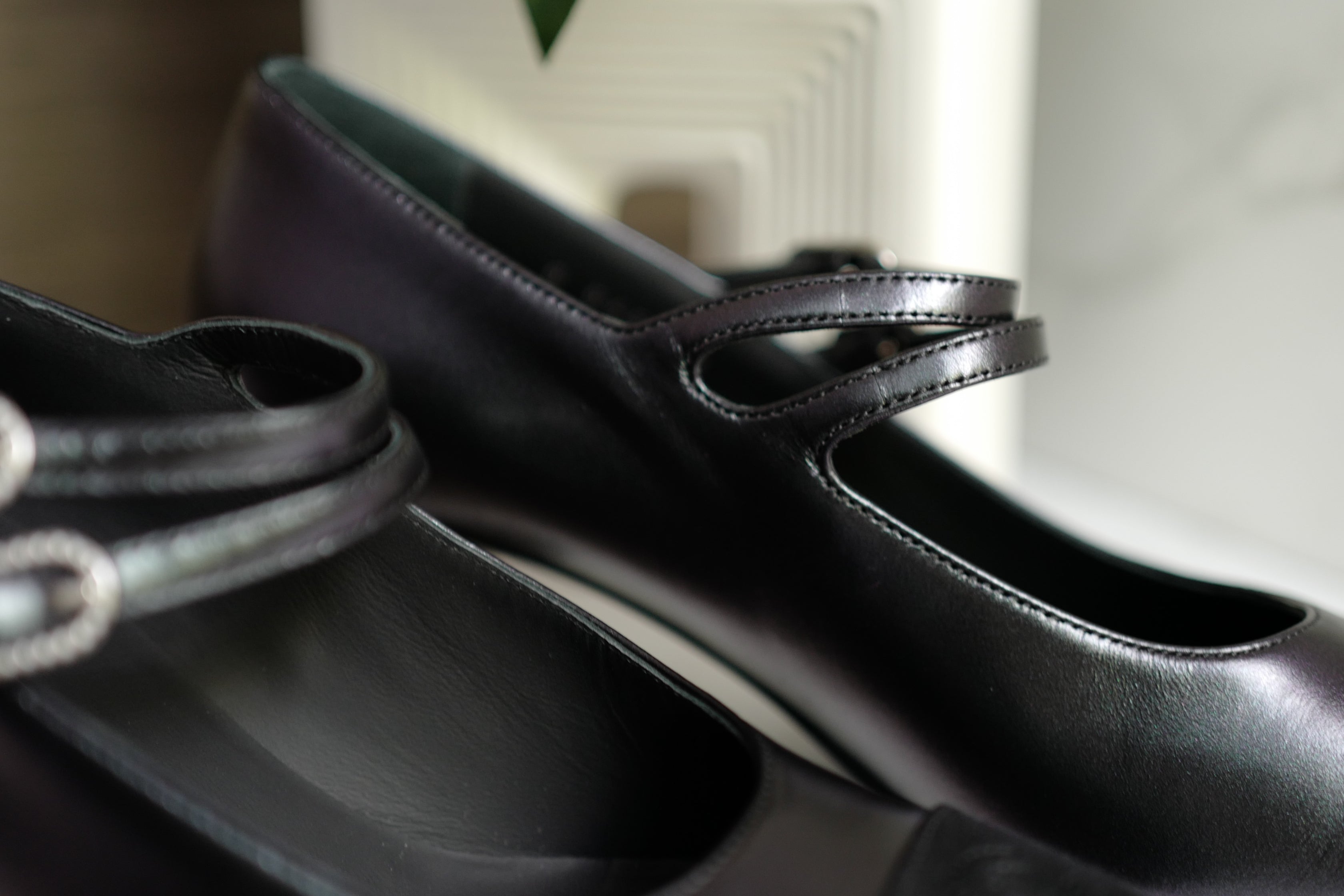 BNIB Chanel 24S Mary Jane Heels In Black Leather size 38.5 $1350
