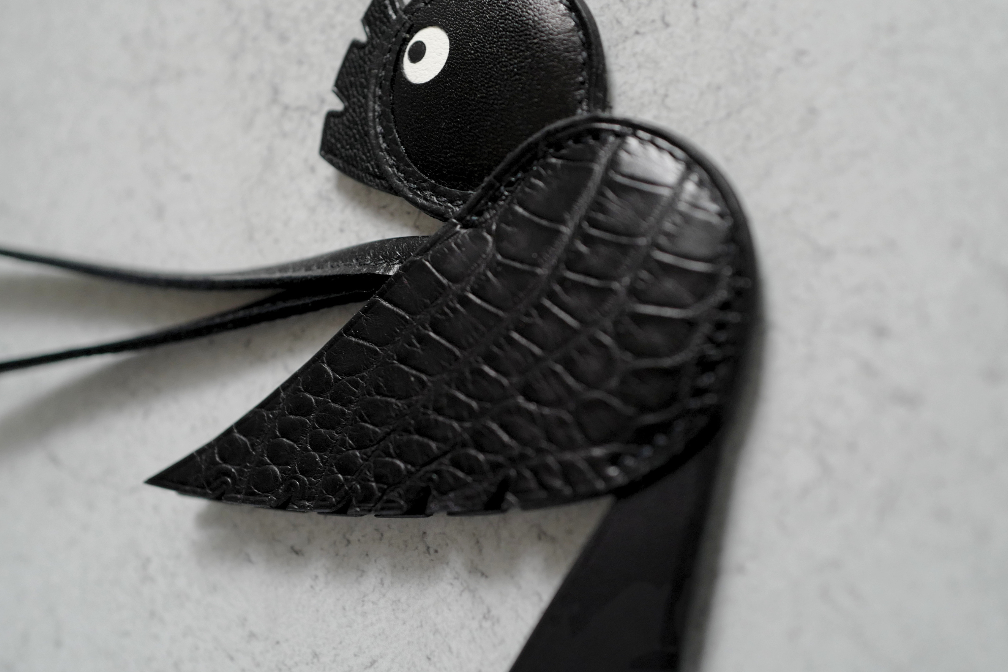 Hermès Birdy Charm Black Matte Alligator Epsom Calfskin Gold Hardware