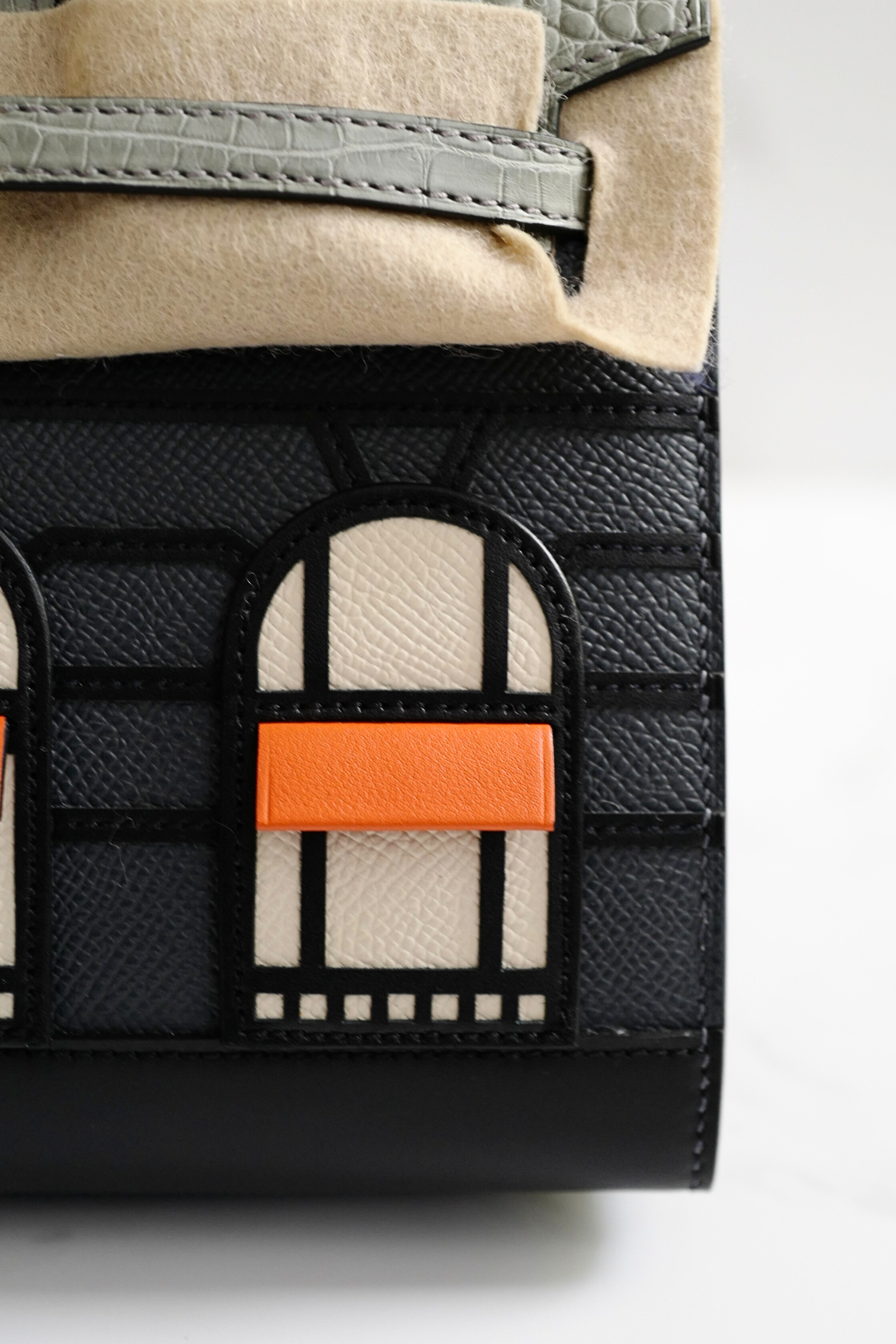 BNIB Hermès Birkin 20 Sellier Faubourg “Rainy Days” Alligator & Epsom Gris Misty PHW 2025