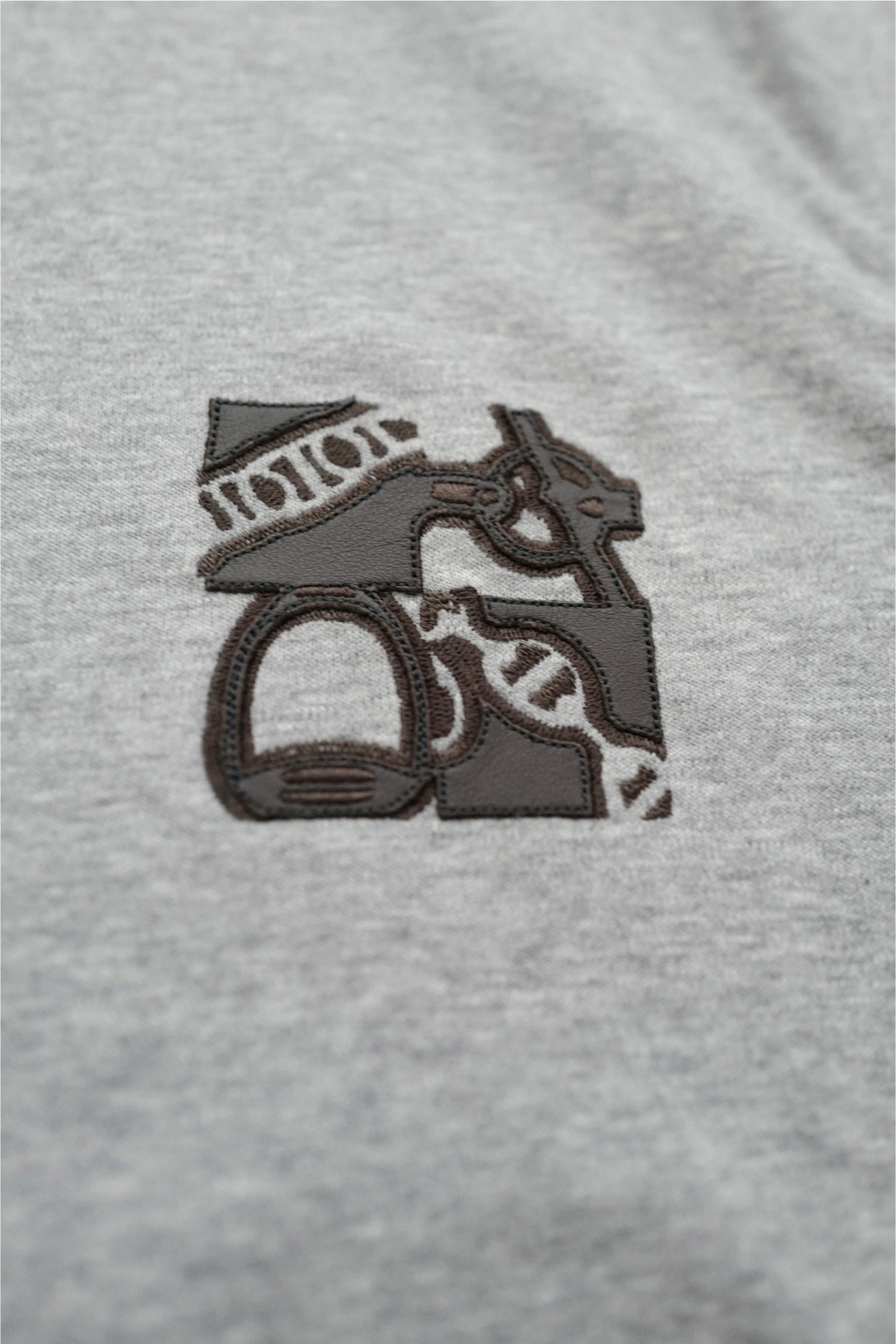 NEW Hermès Men’s T-Shirt Gray Cotton Short Sleeve Size L Logo Casual Top