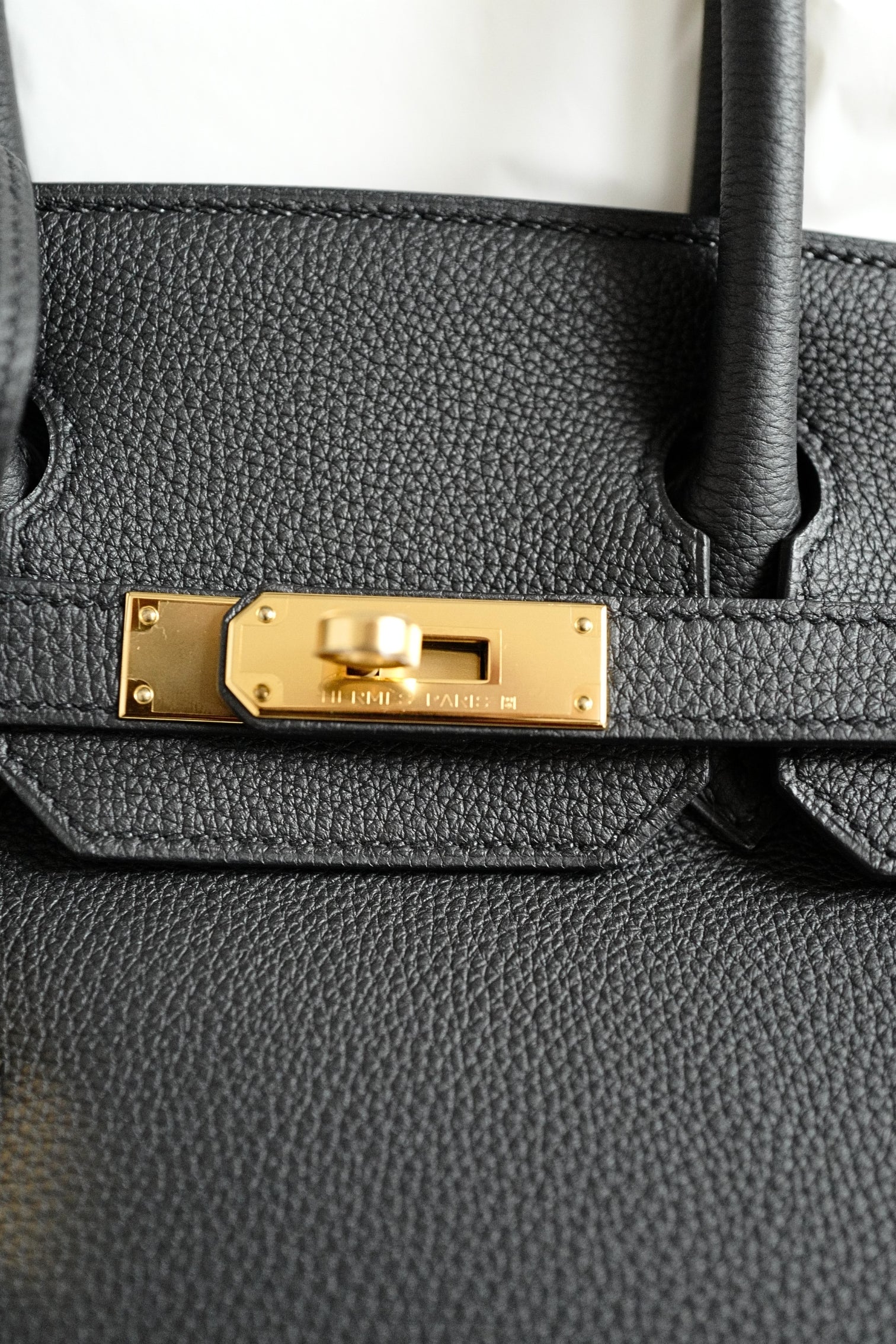 Hermès Birkin 30 Black Togo Leather with Gold Hardware New #W