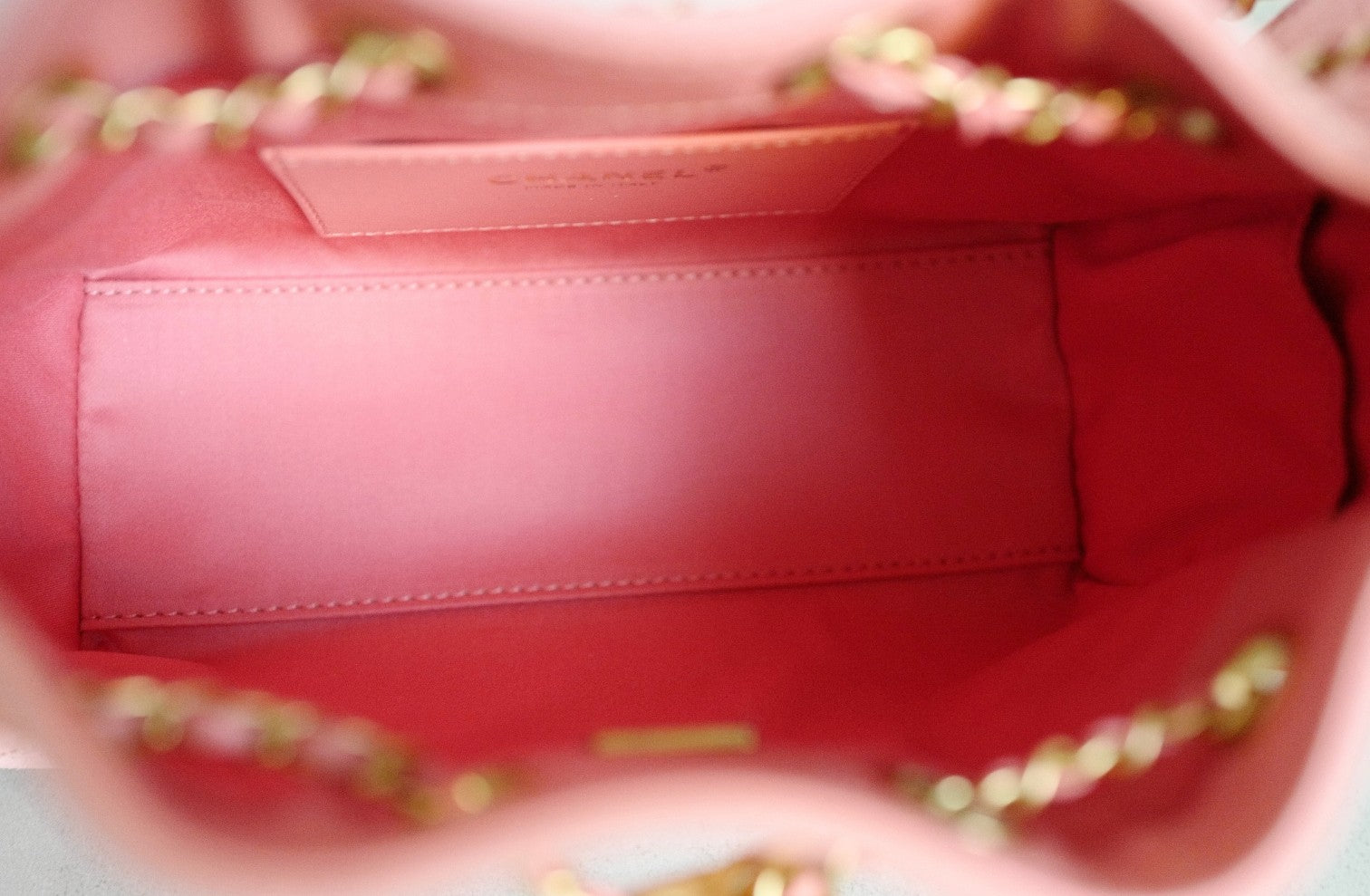 NEW Chanel 26C Mini Hobo Shoulder Bag in Pink Suede with Gold Hardware