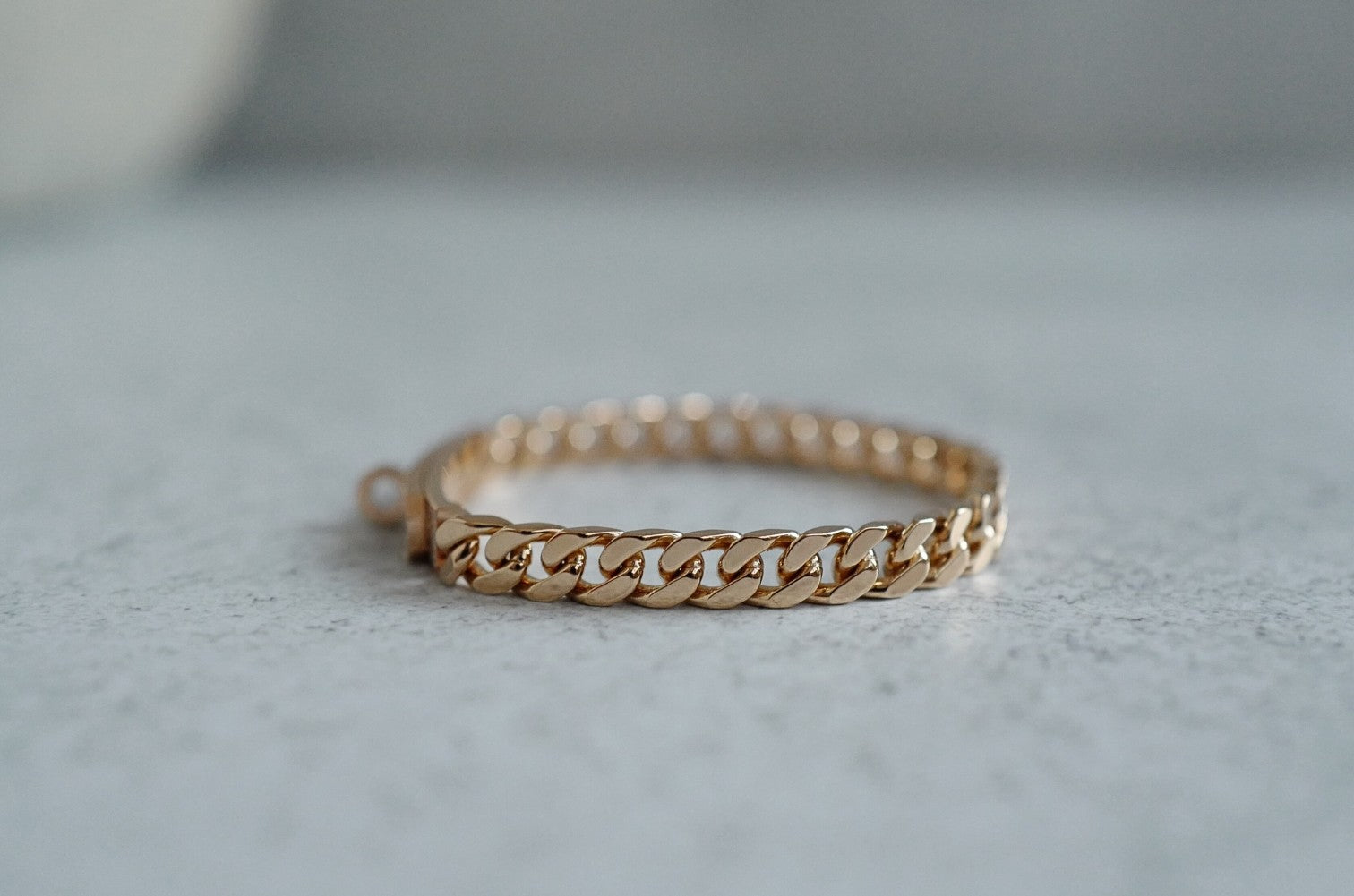 Hermès Kelly Gourmette Bracelet SH Very Small Model Rose Gold with Diamonds SH