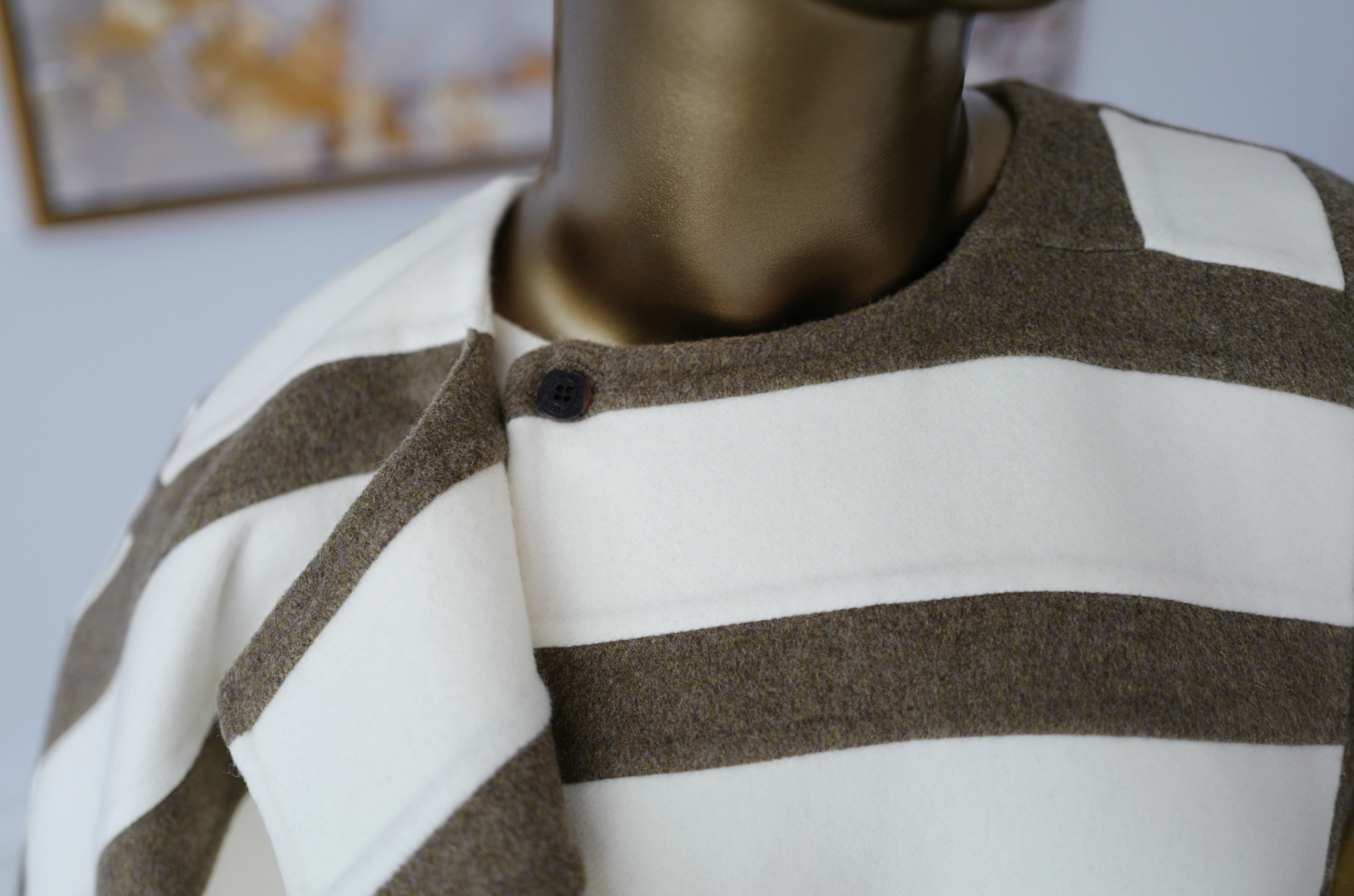 Hermes Gilet Long Inspo Poncho Cachemire Doubl91 Blanc Casse size 34 Retail $10K