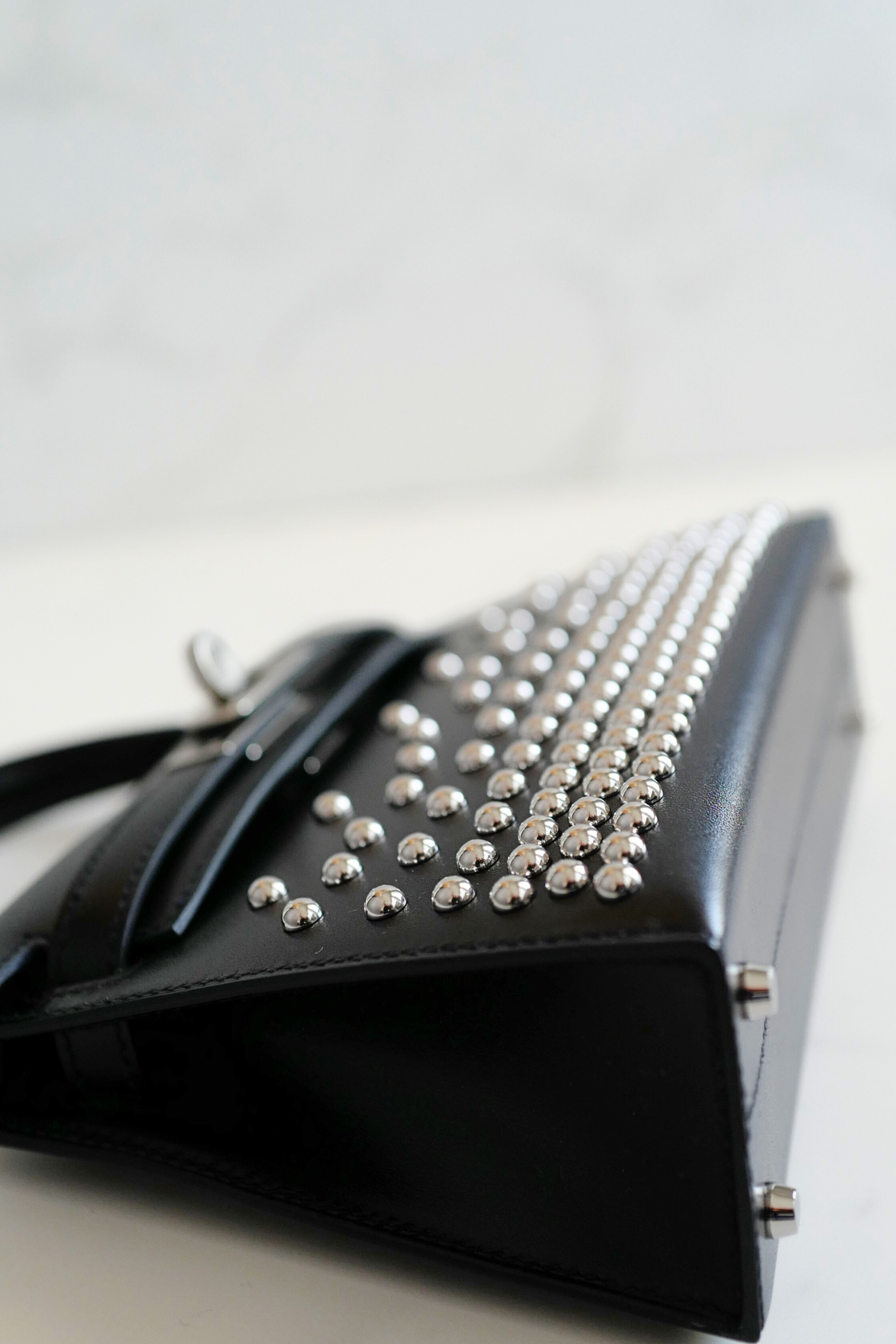 BNIB Hermès Kelly 20 Clouté Studded with Palladium Hardware