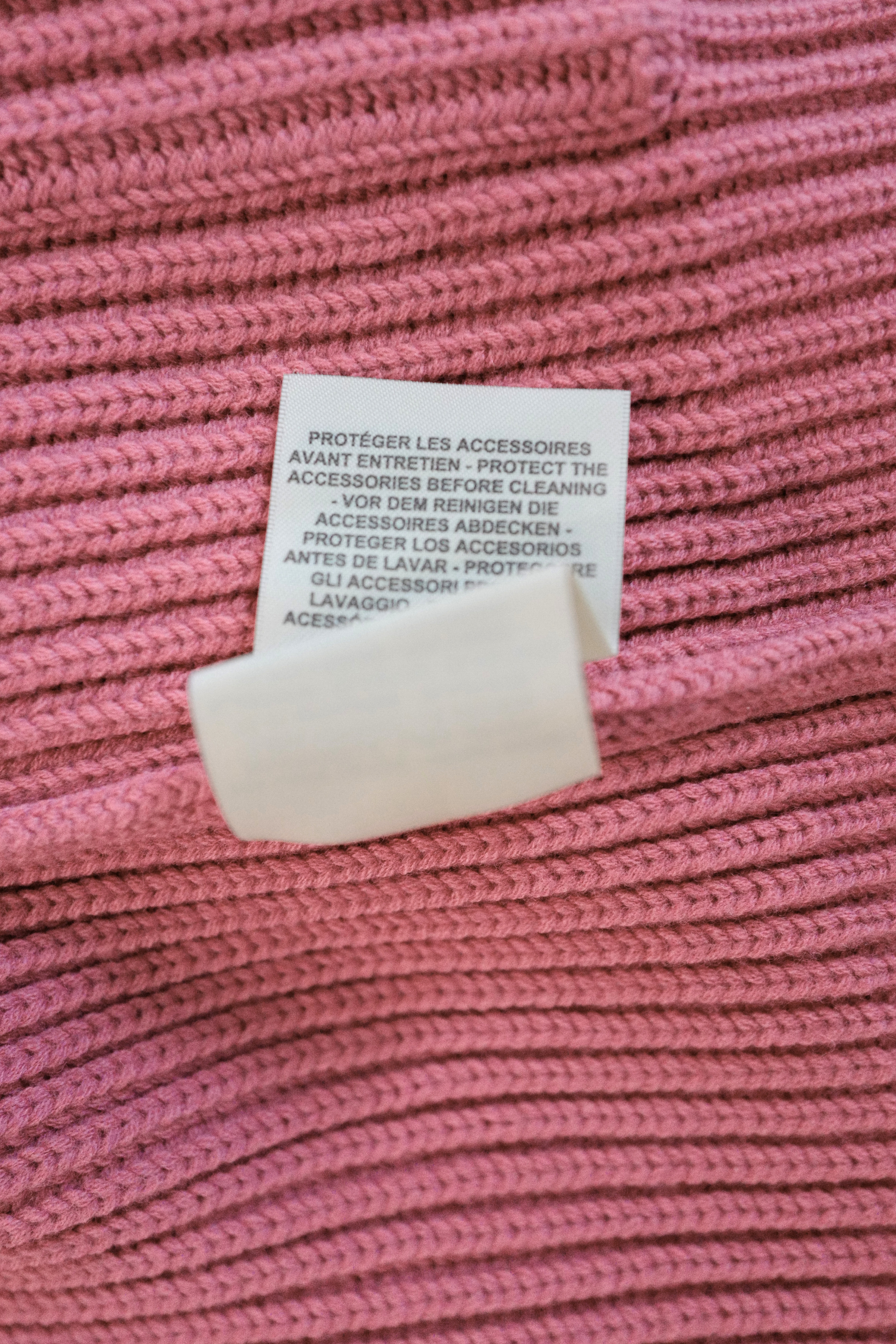NEW Hermès Blouson Cardigan Jacket Rose Sorbet Wool with H Pockets Size 36