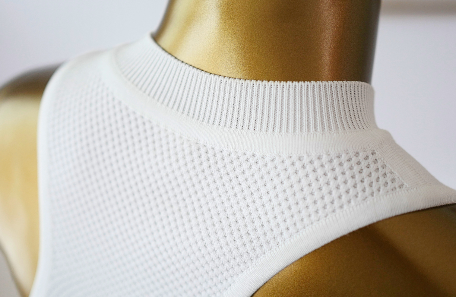 Hermes Maille Technique 91 Blanc Casse Dress size 38