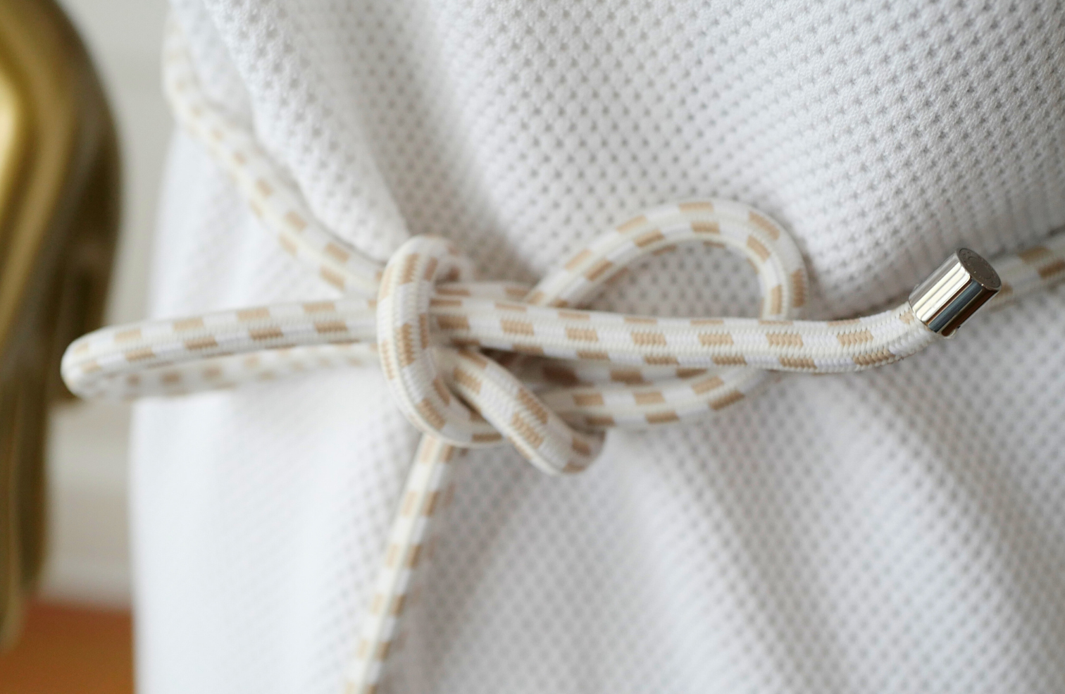 Hermes Maille Technique 91 Blanc Casse Dress size 38
