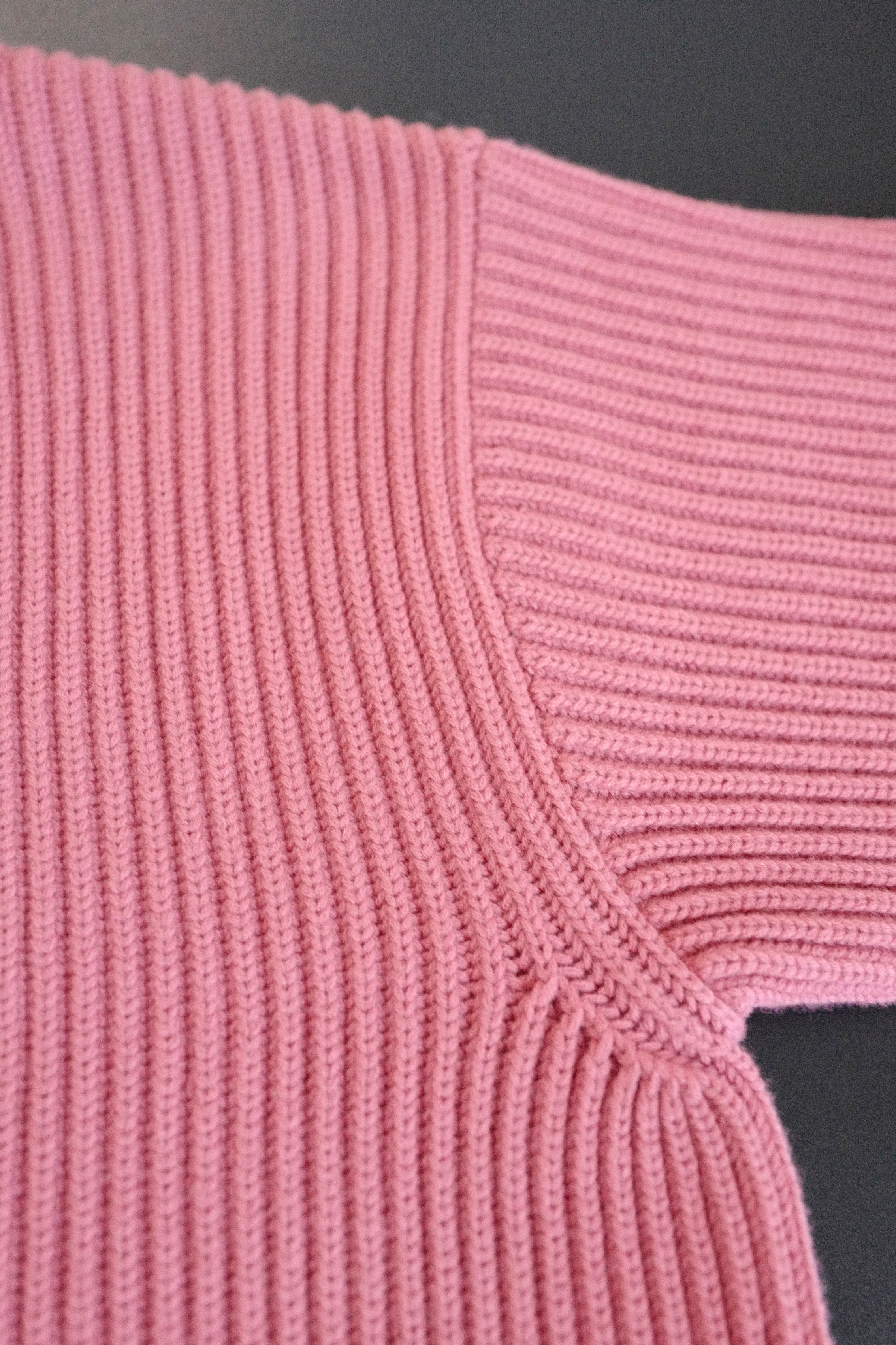 NEW Hermès Blouson Cardigan Jacket Rose Sorbet Wool with H Pockets Size 36