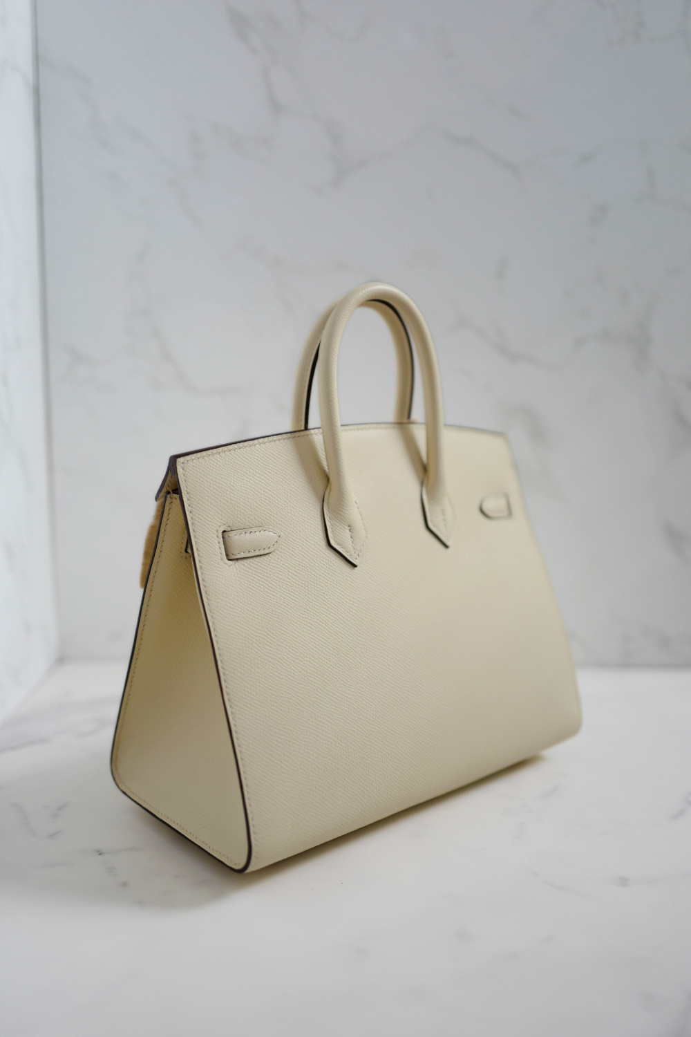 Hermes Birkin 25 Nata Epsom Sellier Gold Hardware Z Complete 2021