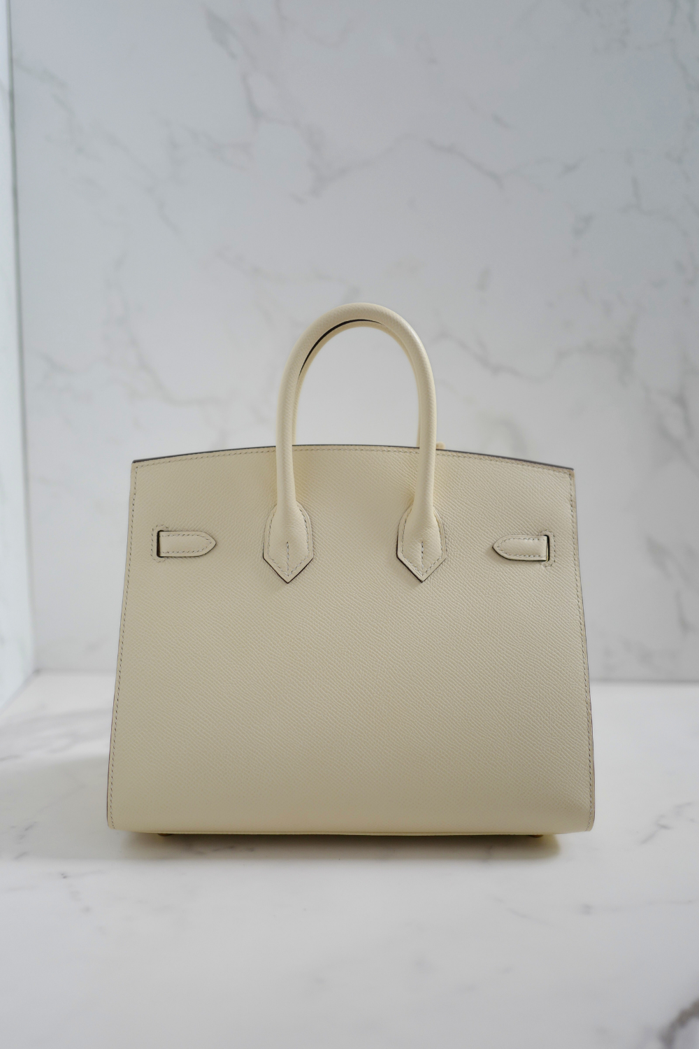 Hermes Birkin 25 Nata Epsom Sellier Gold Hardware Z Complete 2021