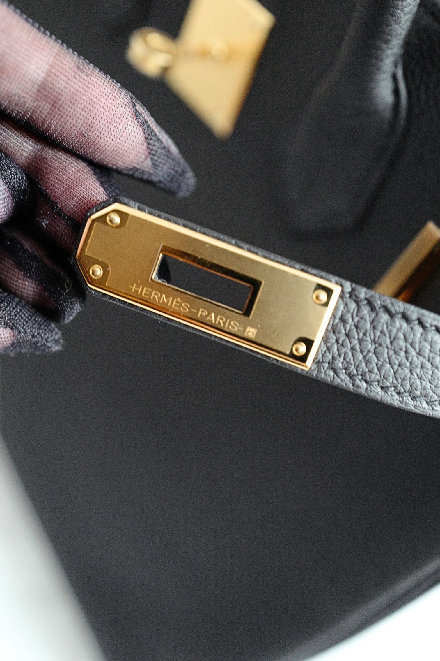 Hermès Birkin 30 Black Togo Leather with Gold Hardware New #W