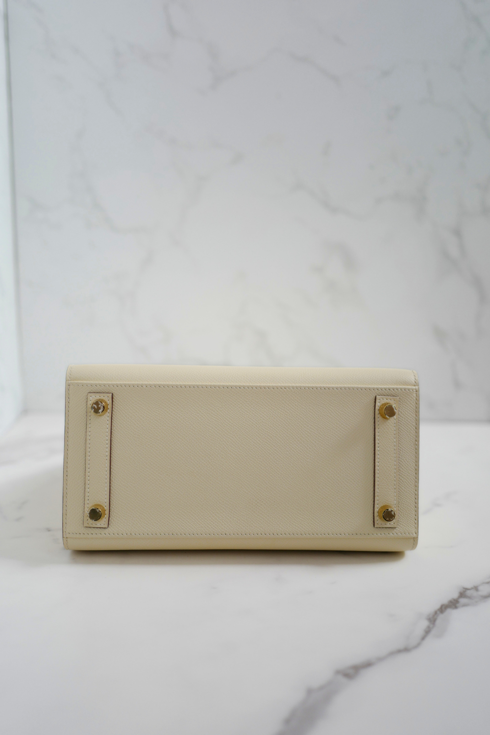 Hermes Birkin 25 Nata Epsom Sellier Gold Hardware Z Complete 2021
