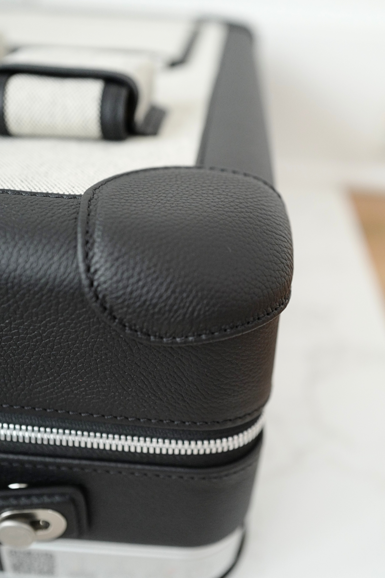 New Hermès Valise R.M.S Cabin Cargo Suitcase in Toile Noir Canvas Leather