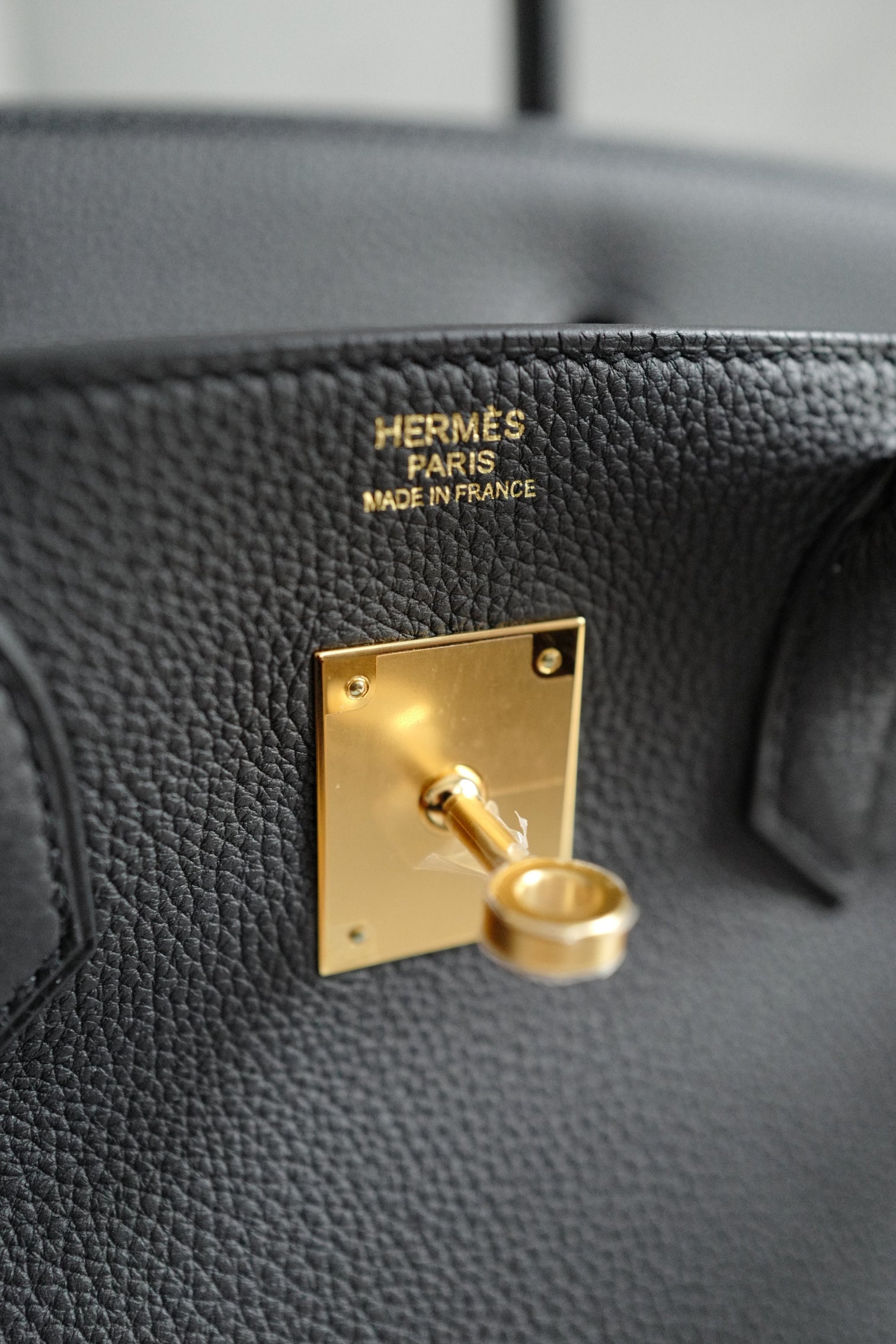 Hermès Birkin 30 Black Togo Leather with Gold Hardware New #W