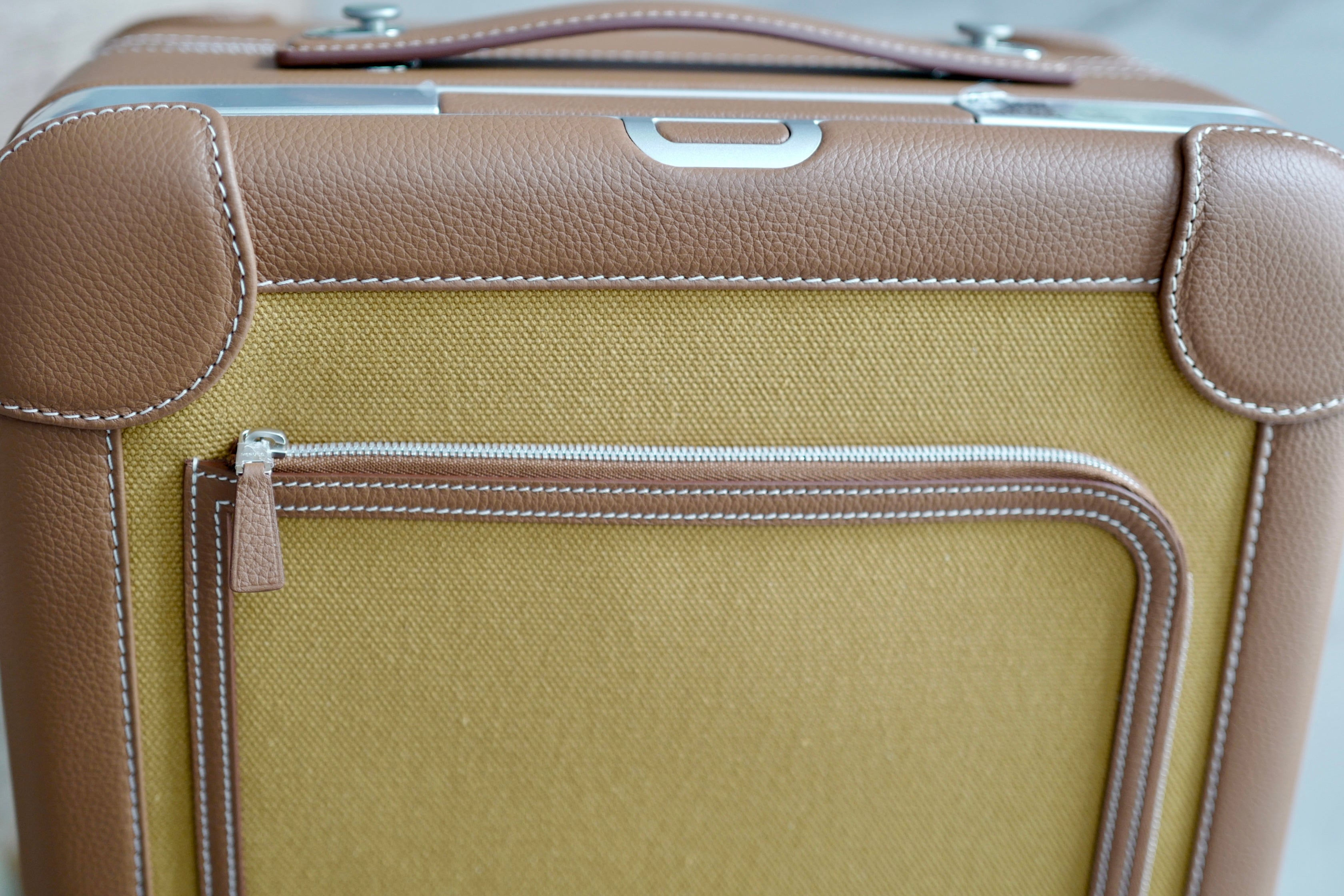 BNIB Hermès RMS Cargo Carry On Cabine Suitcase – Dessert/Fauve 2025 $24K