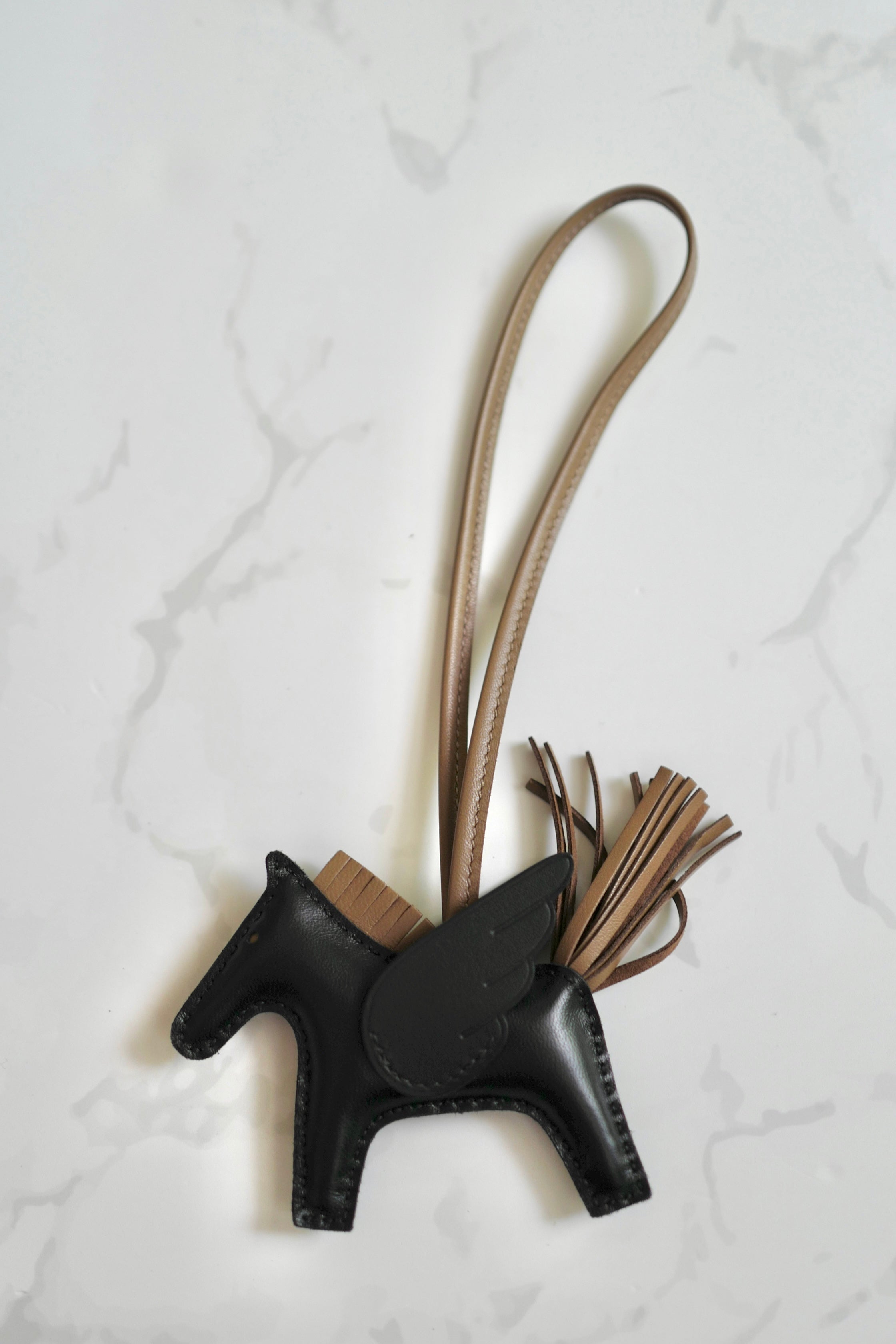 BNIB Hermes Rodeo Pegase PM Milo Swift Noir/Etoupe/Noir