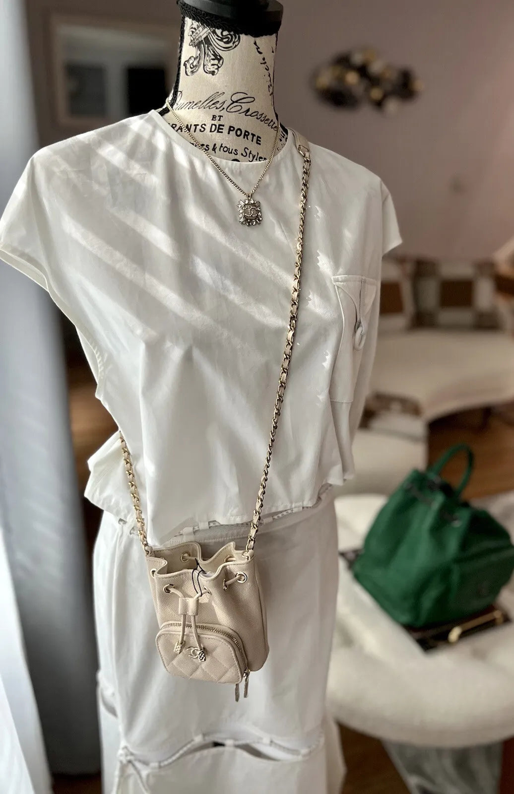 Hermes Robe évasée à étages Dress in Blanc White SS23 size 38 $3500 Store Price
