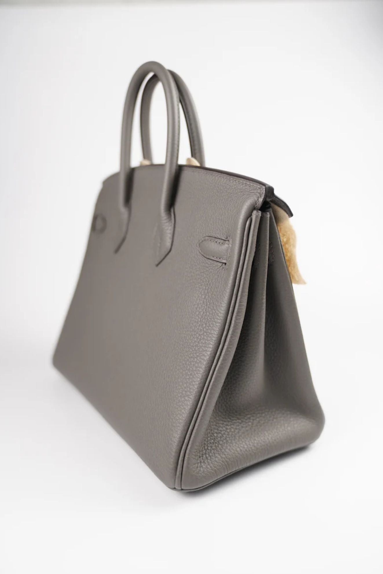 Hermès Birkin 25 Etain Togo Leather Gold Hardware Z Stamp