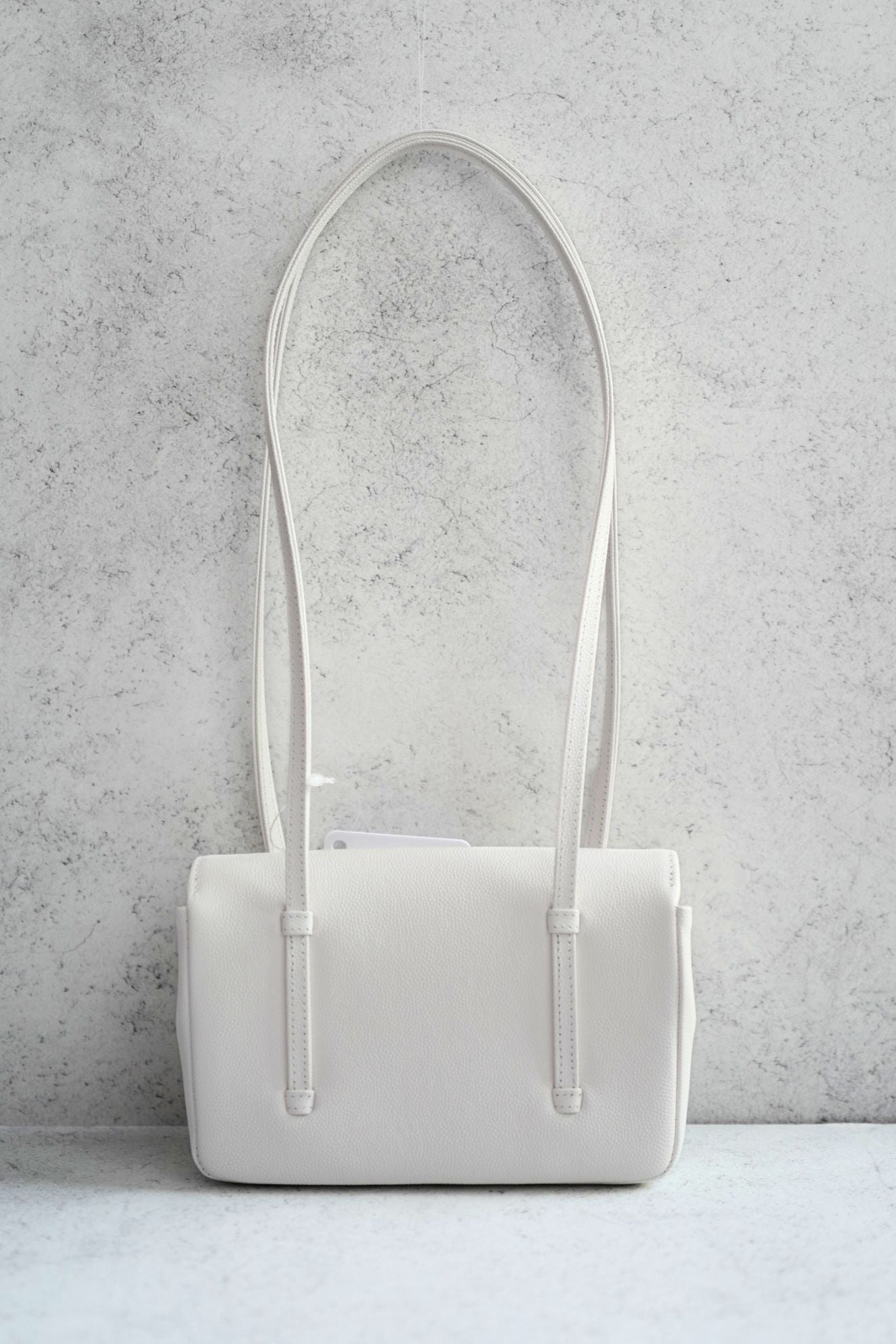Chanel 26 Preppy Coco 17 Mini White Grained Shiny Calfskin Gold Hardware