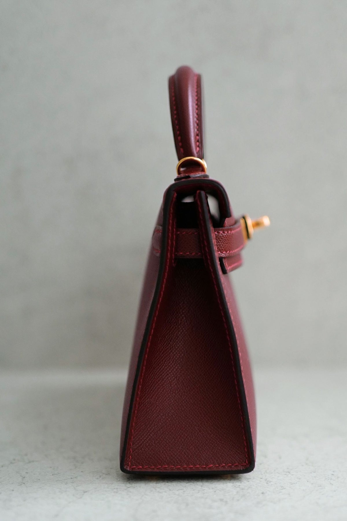 NEW Hermès Mini Kelly 20 Rouge H Madame Leather Gold Hardware G Stamp 2026