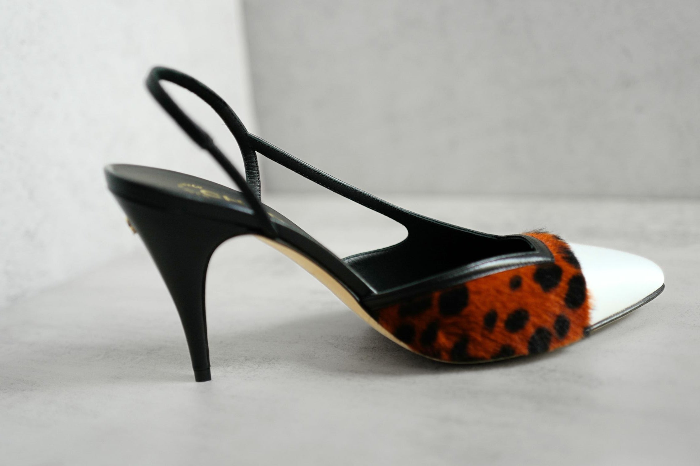 Chanel 26A Métiers d’Art Matthieu Blazy Slingback Heels Leopard size 38.5