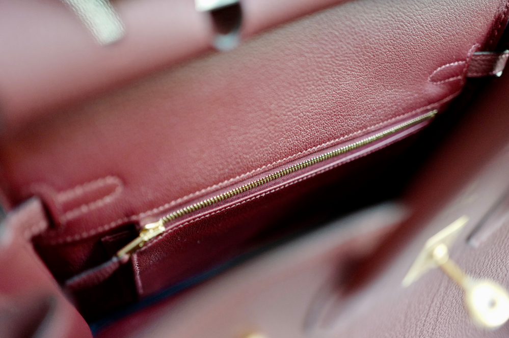 Hermes Birkin 25 Rouge H Togo Gold Hardware Complete W Stamp 2024
