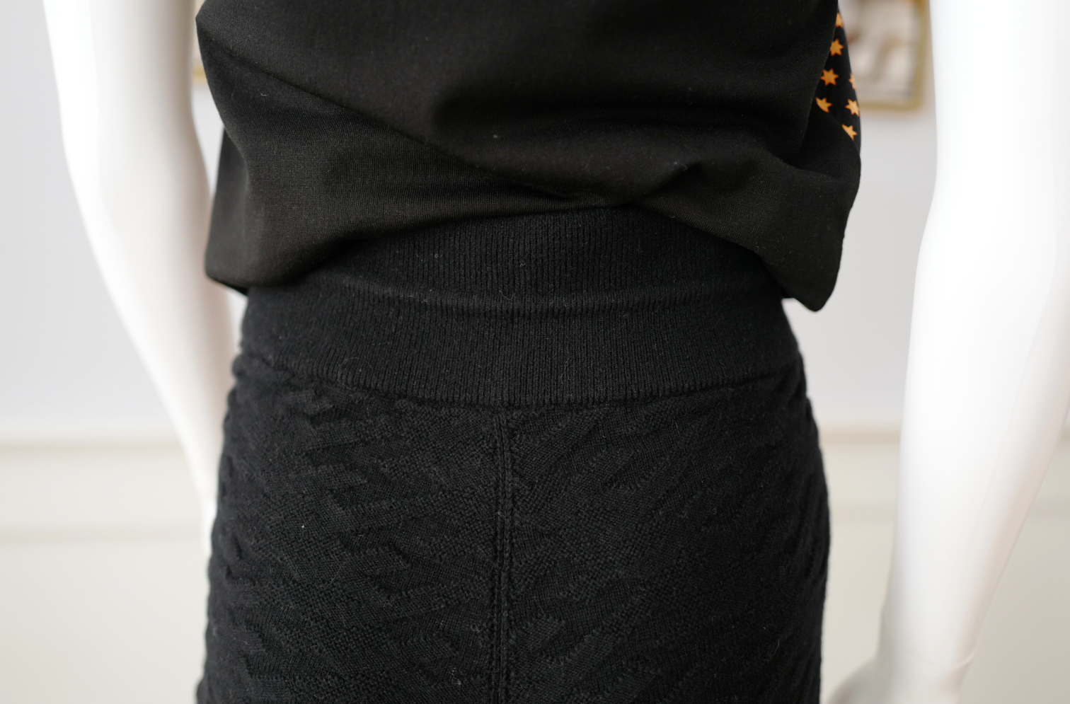 Hermes RTW Short Maille Loungewear Voyage Noir Black Size 36