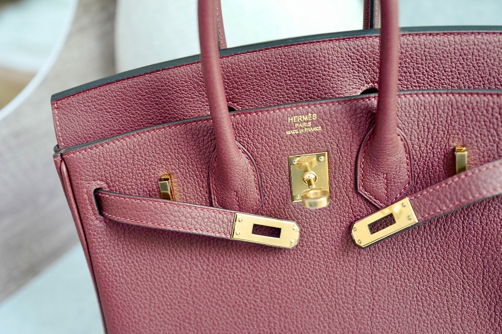 Hermes Birkin 25 Rouge H Togo Gold Hardware Complete W Stamp 2024