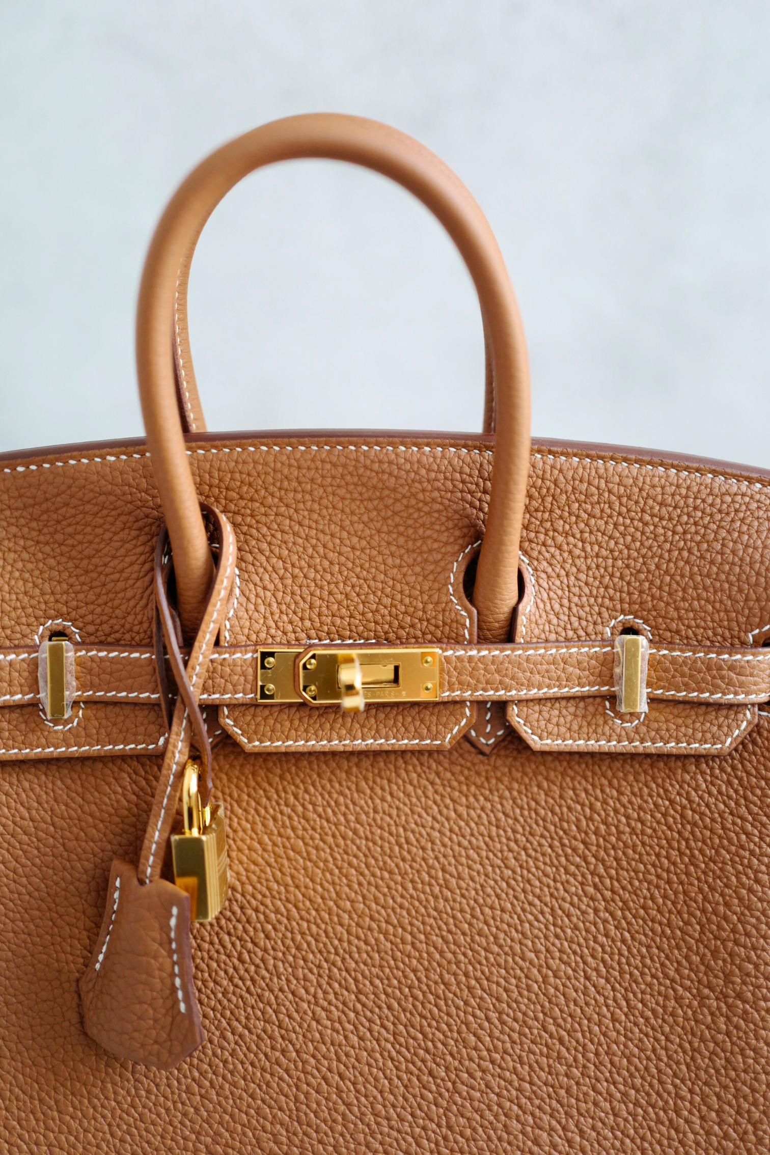 BNIB Hermès Birkin 25 Bag Gold Togo Leather with Gold Hardware