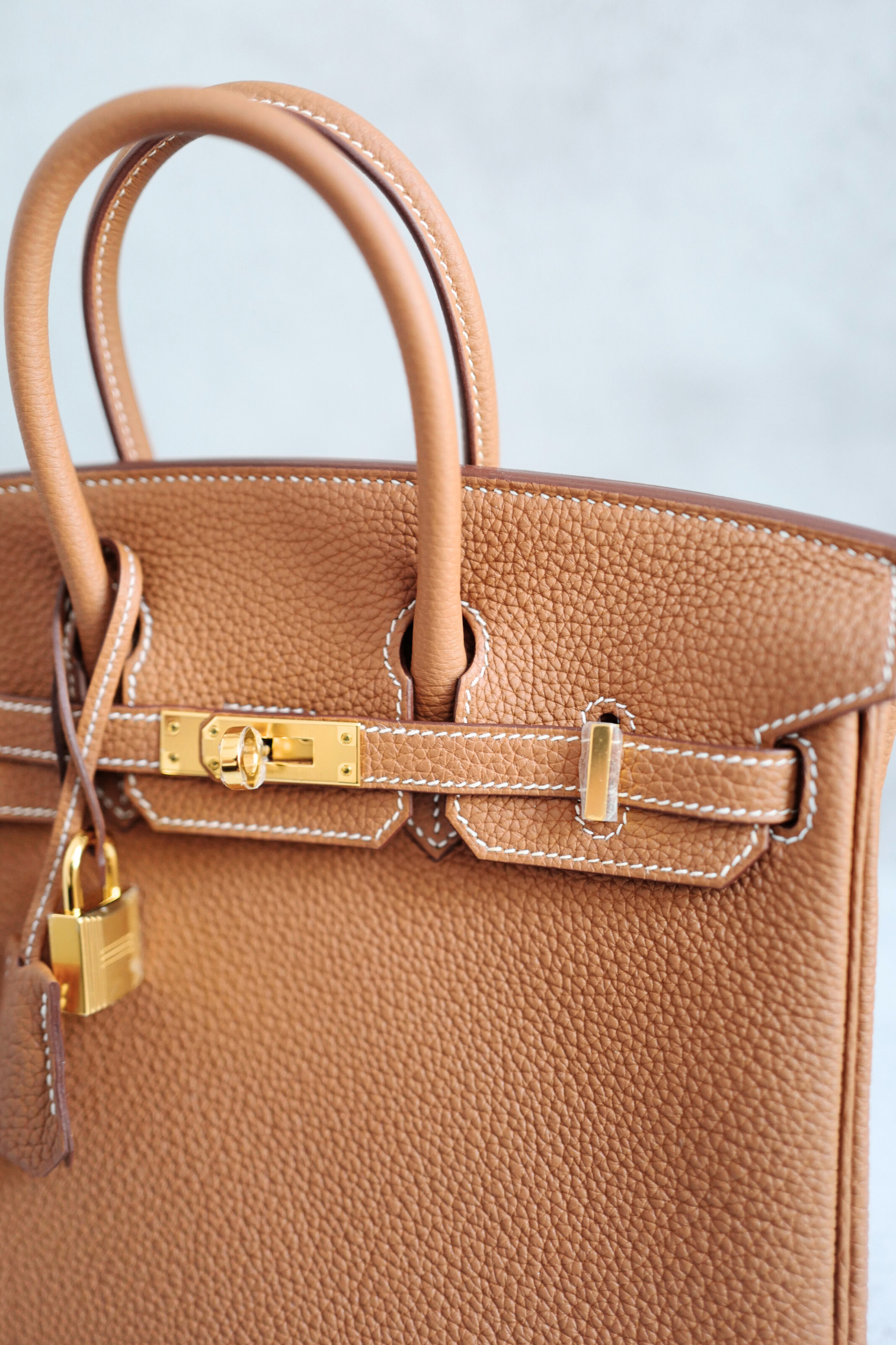 BNIB Hermès Birkin 25 Bag Gold Togo Leather with Gold Hardware