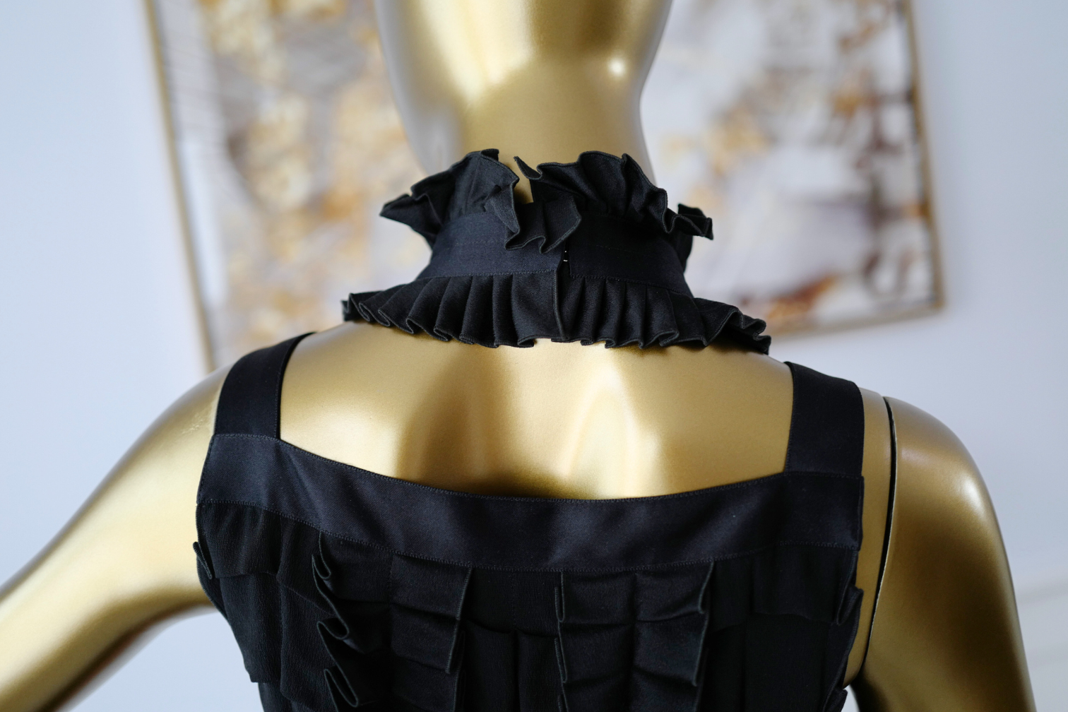 Hermes Long Pleated Dress Noir Size 34 Runway FW23 Limited Edition -SOLD OUT