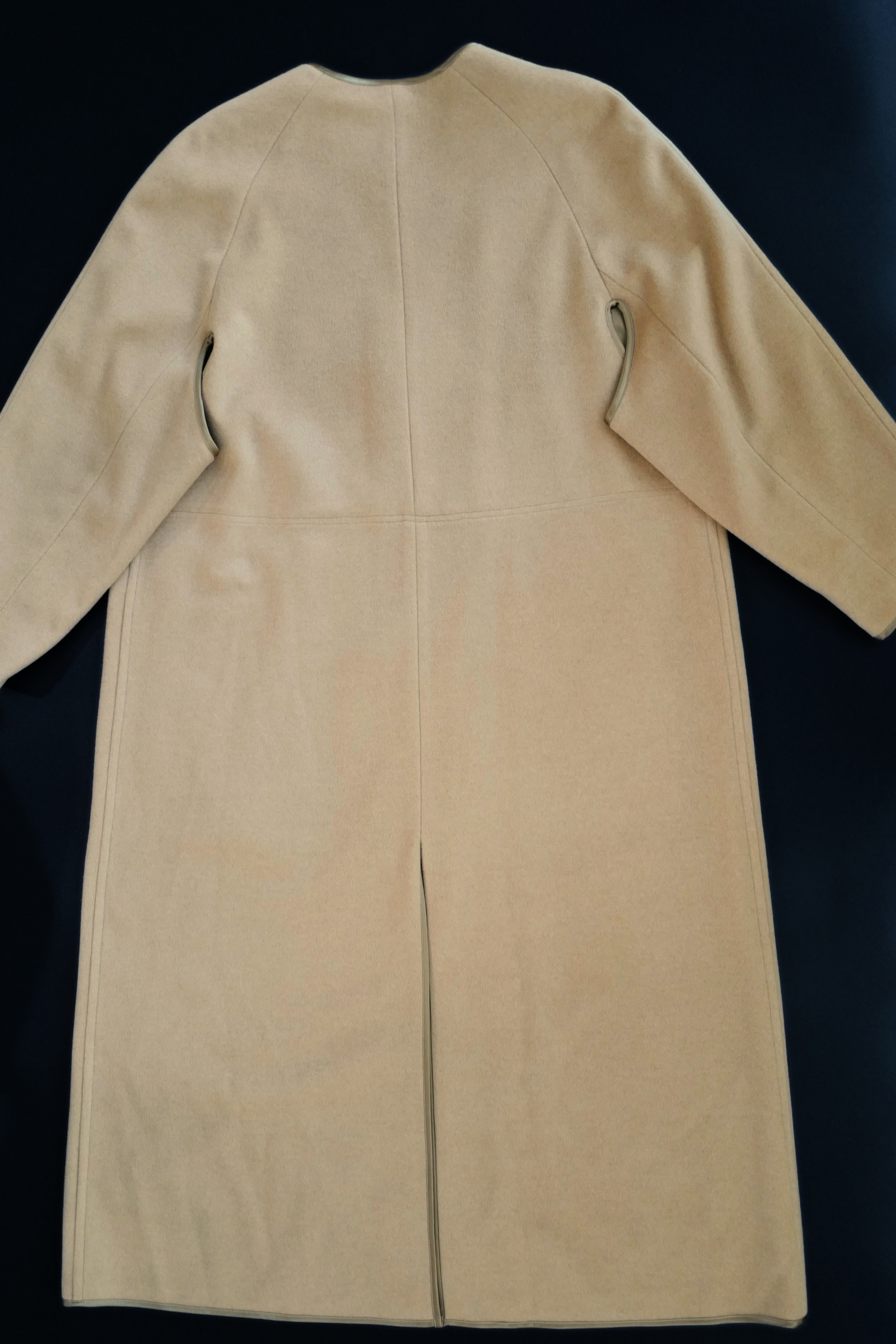 Hermès Women’s Overcoat Size 34 Beige Camel Hair Coat