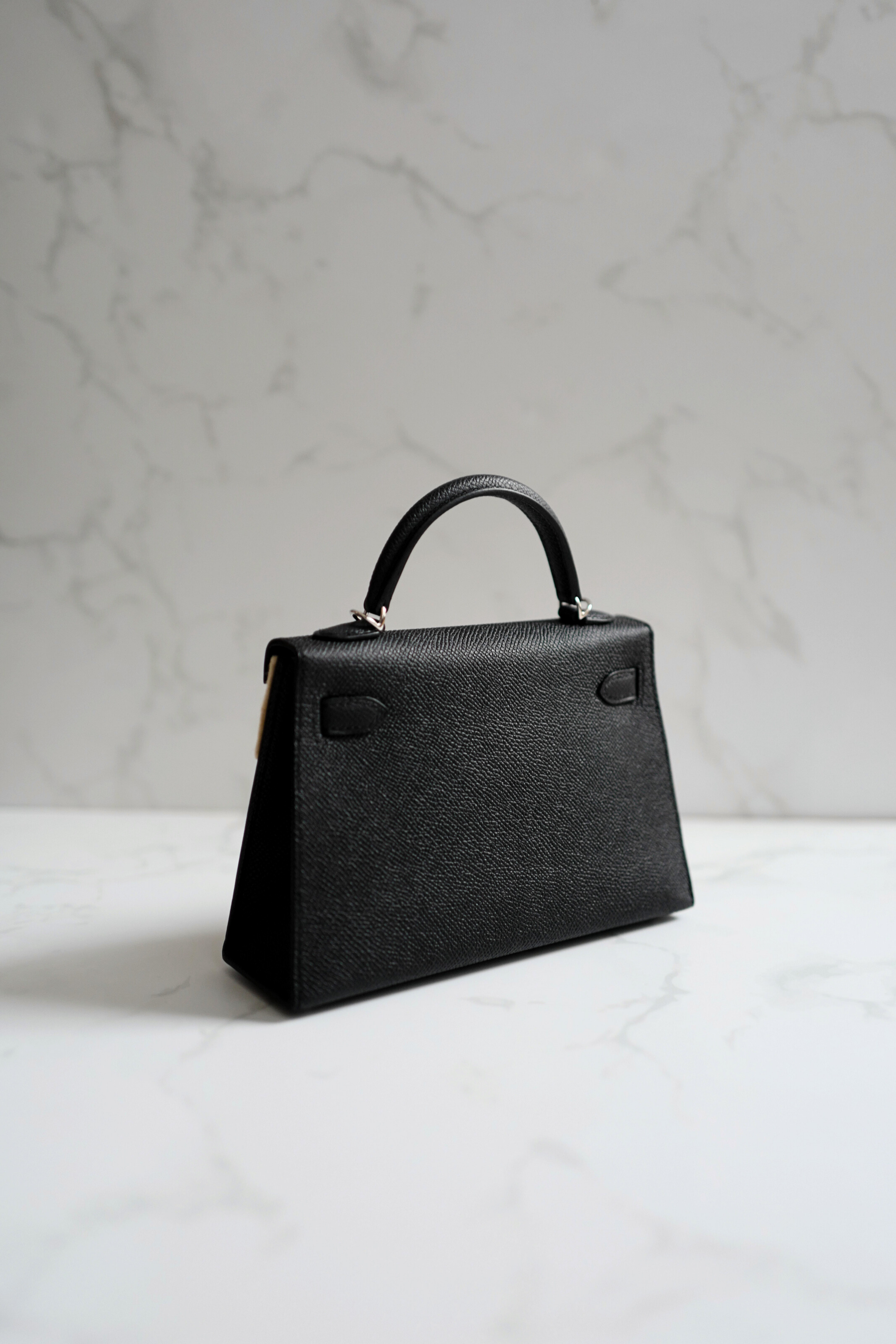BNIB Hermes Mini Kelly Noir Black Epsom Electrum Hardware 2025