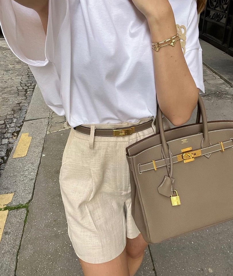 BNIB Hermès Kelly 18 Belt Epsom in Etoupe Gold Hardware 2025