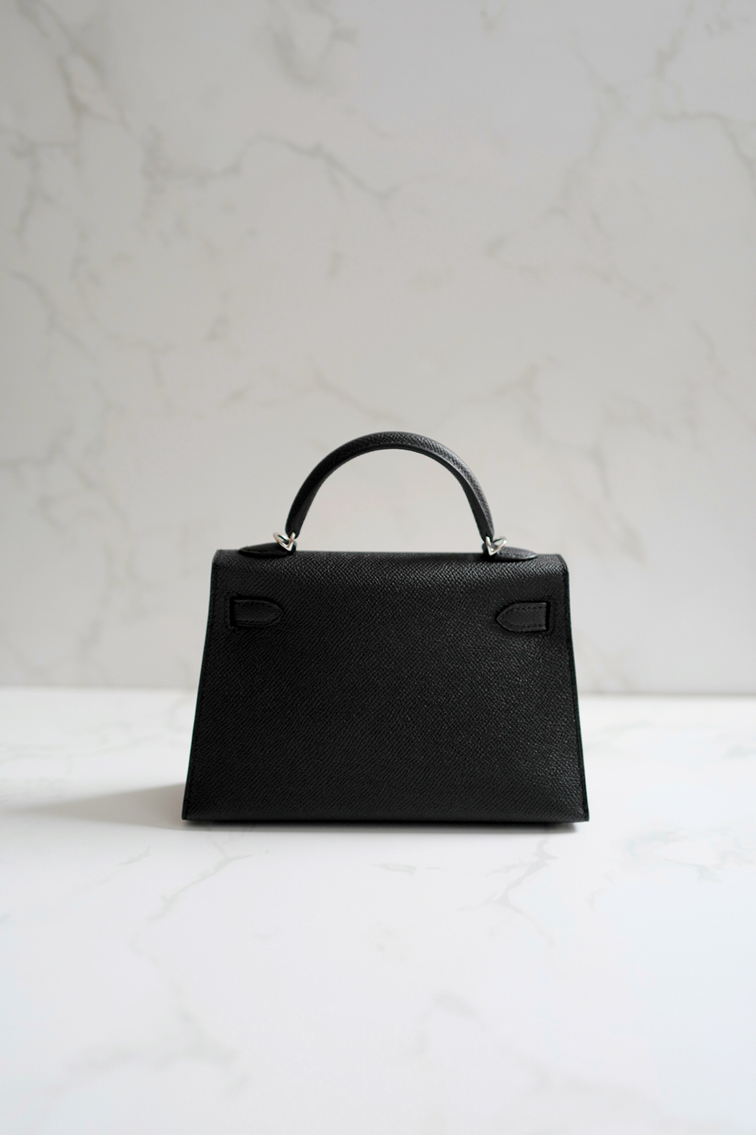 BNIB Hermes Mini Kelly Noir Black Epsom Electrum Hardware 2025
