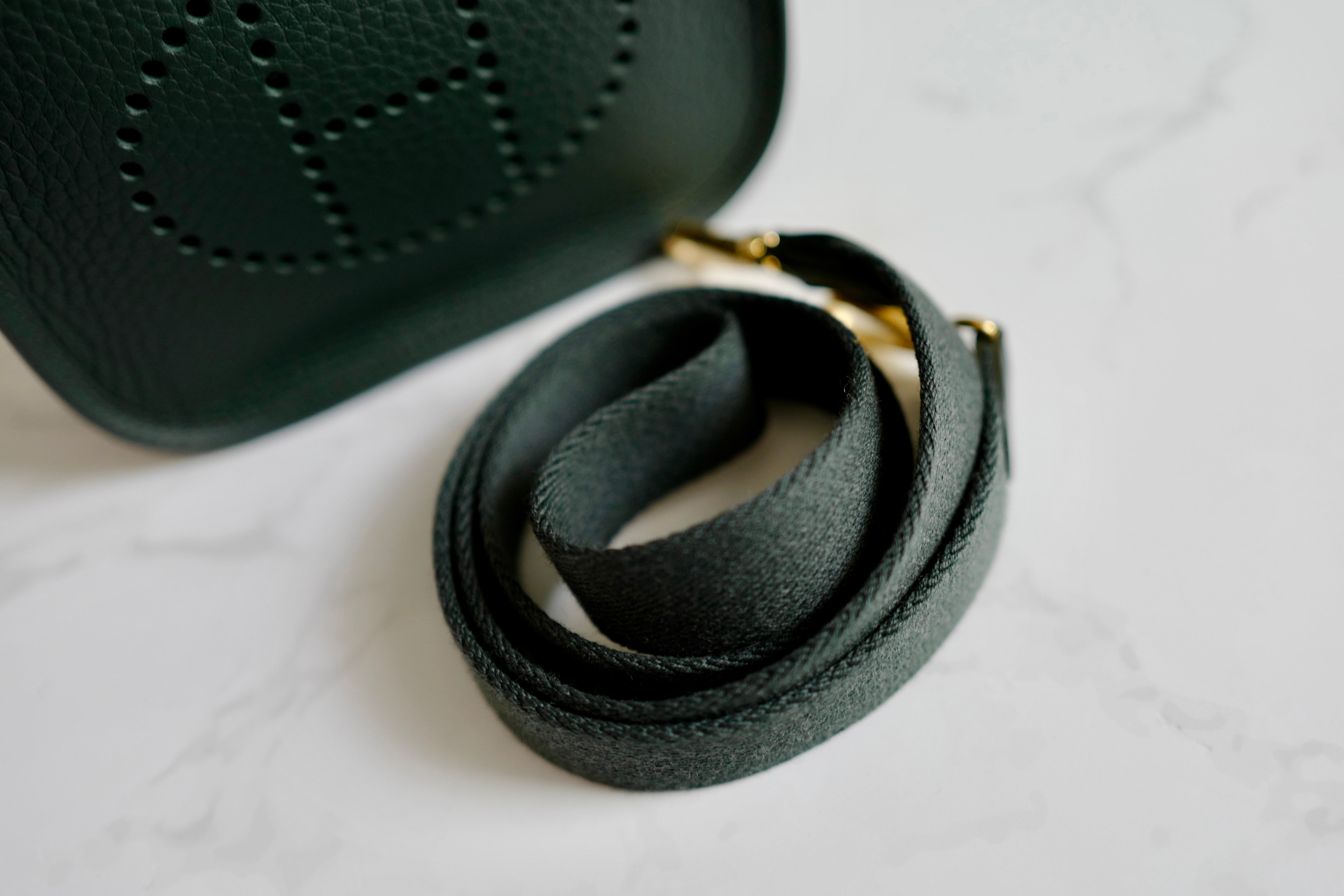 BNIB Hermes Mini Evelyne 16 Amazone Vert Mangrove ghw