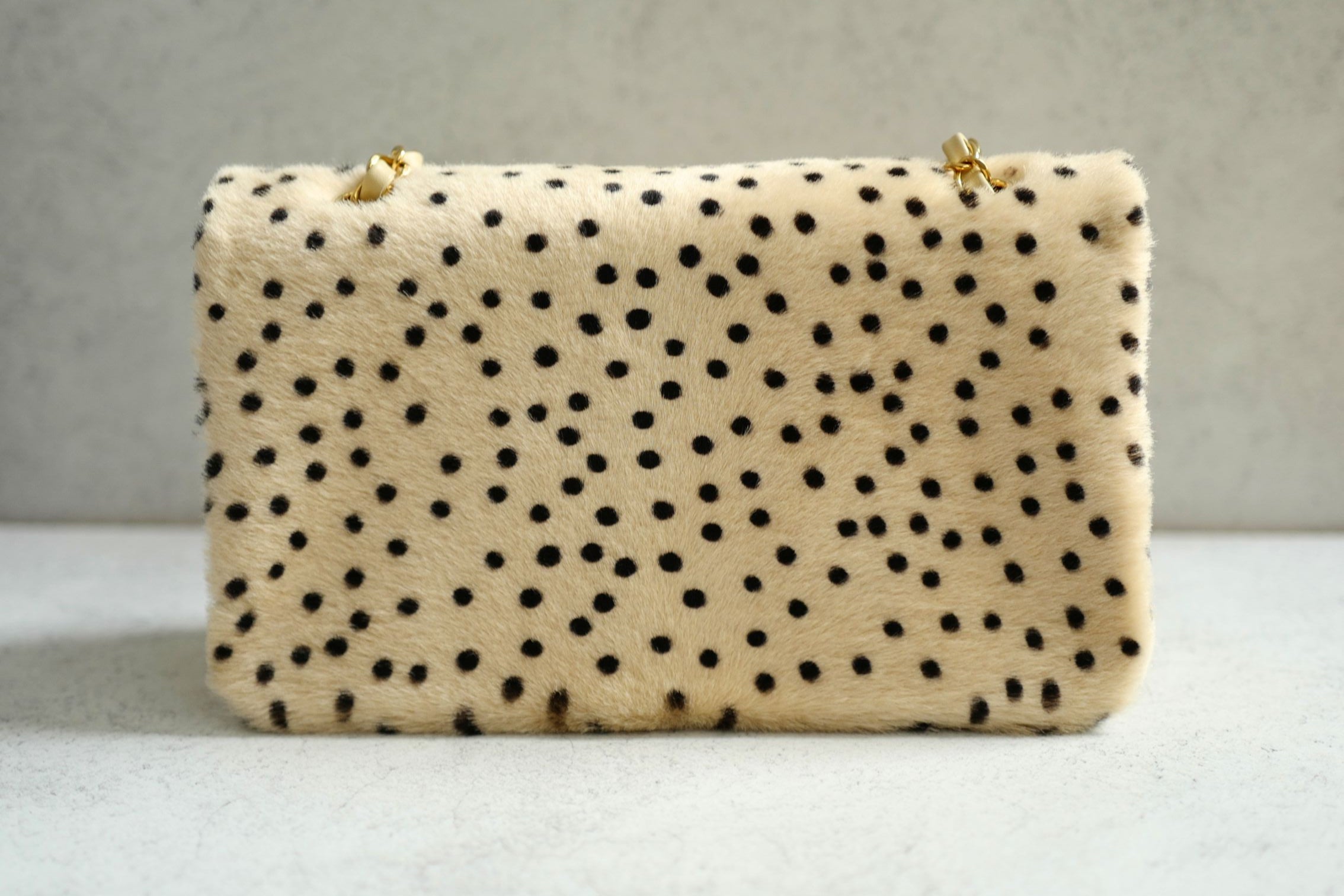 Chanel 26A Métiers d’Art Classic Flap Leopard Pony Lambskin Light Beige & Black